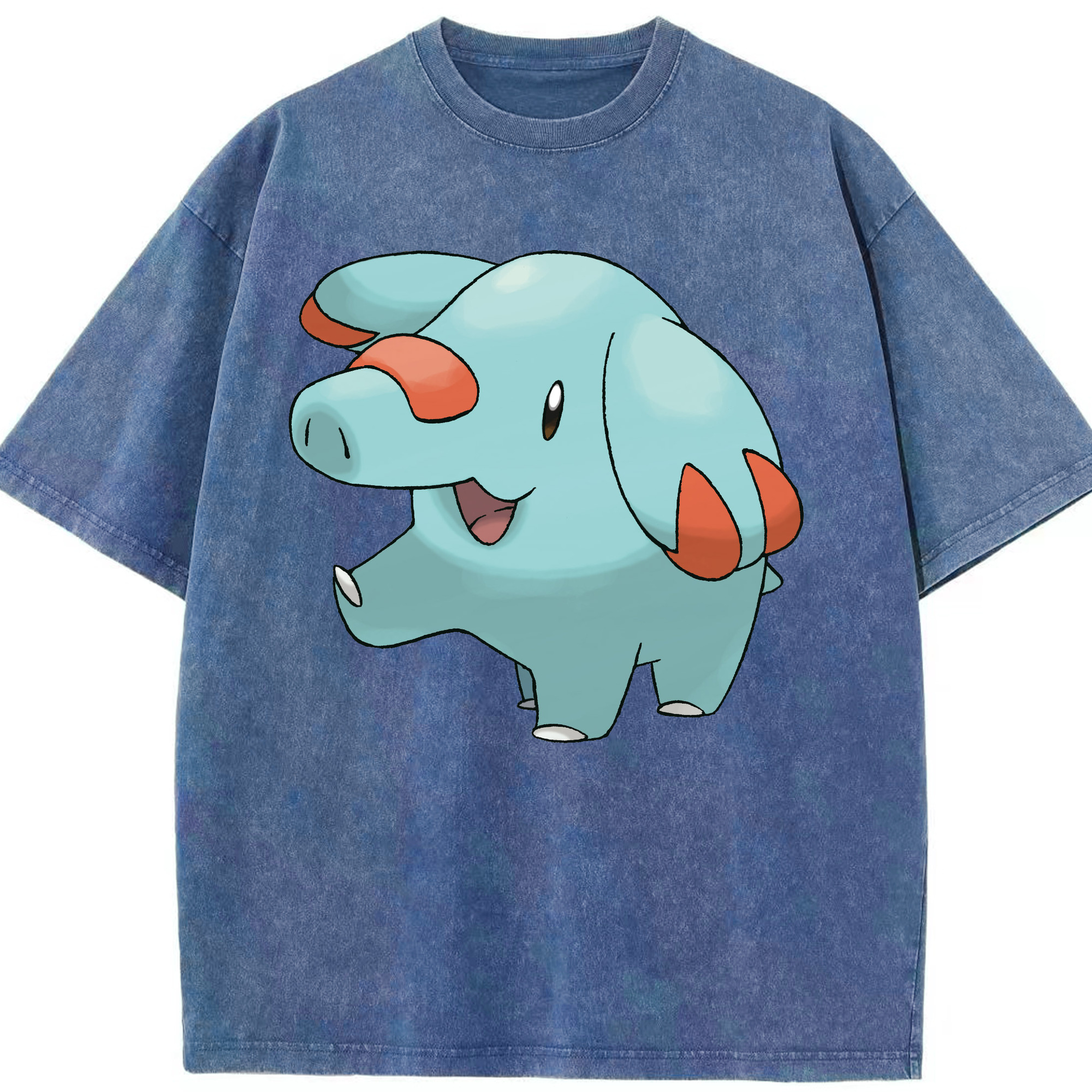 （画像用） ポケットモンスター Pokémon 綿100% ヴィンテージ風 半袖Tシャツ（フロントプリント）