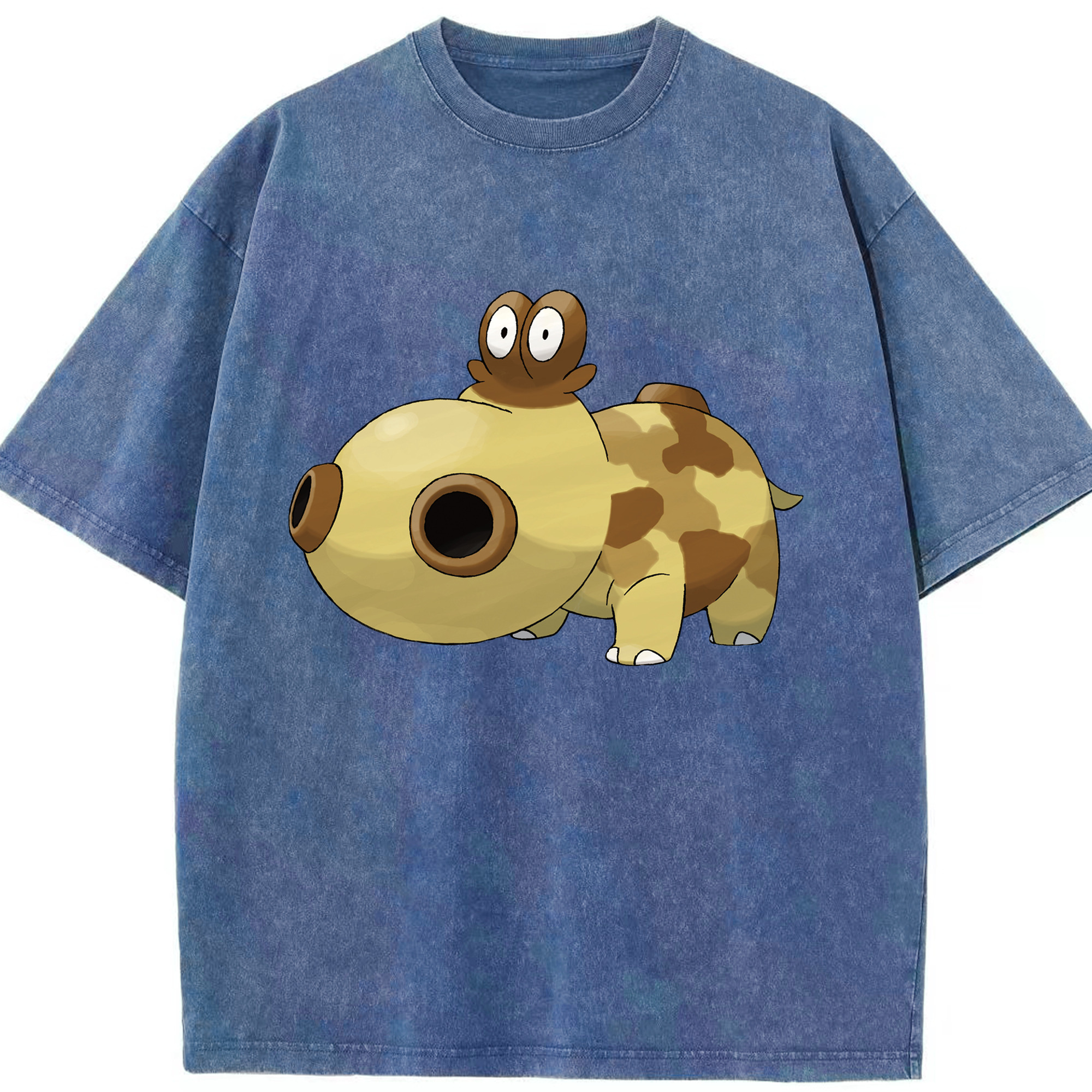 （画像用） ポケットモンスター Pokémon 綿100% ヴィンテージ風 半袖Tシャツ（フロントプリント）