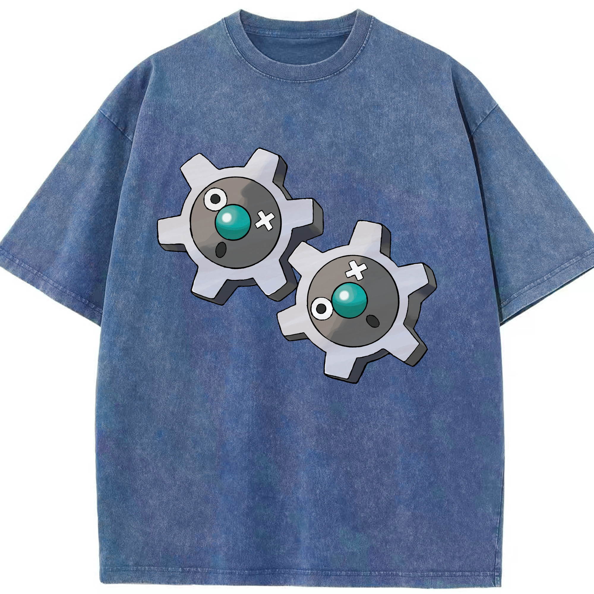 （画像用） ポケットモンスター Pokémon 綿100% ヴィンテージ風 半袖Tシャツ（フロントプリント）