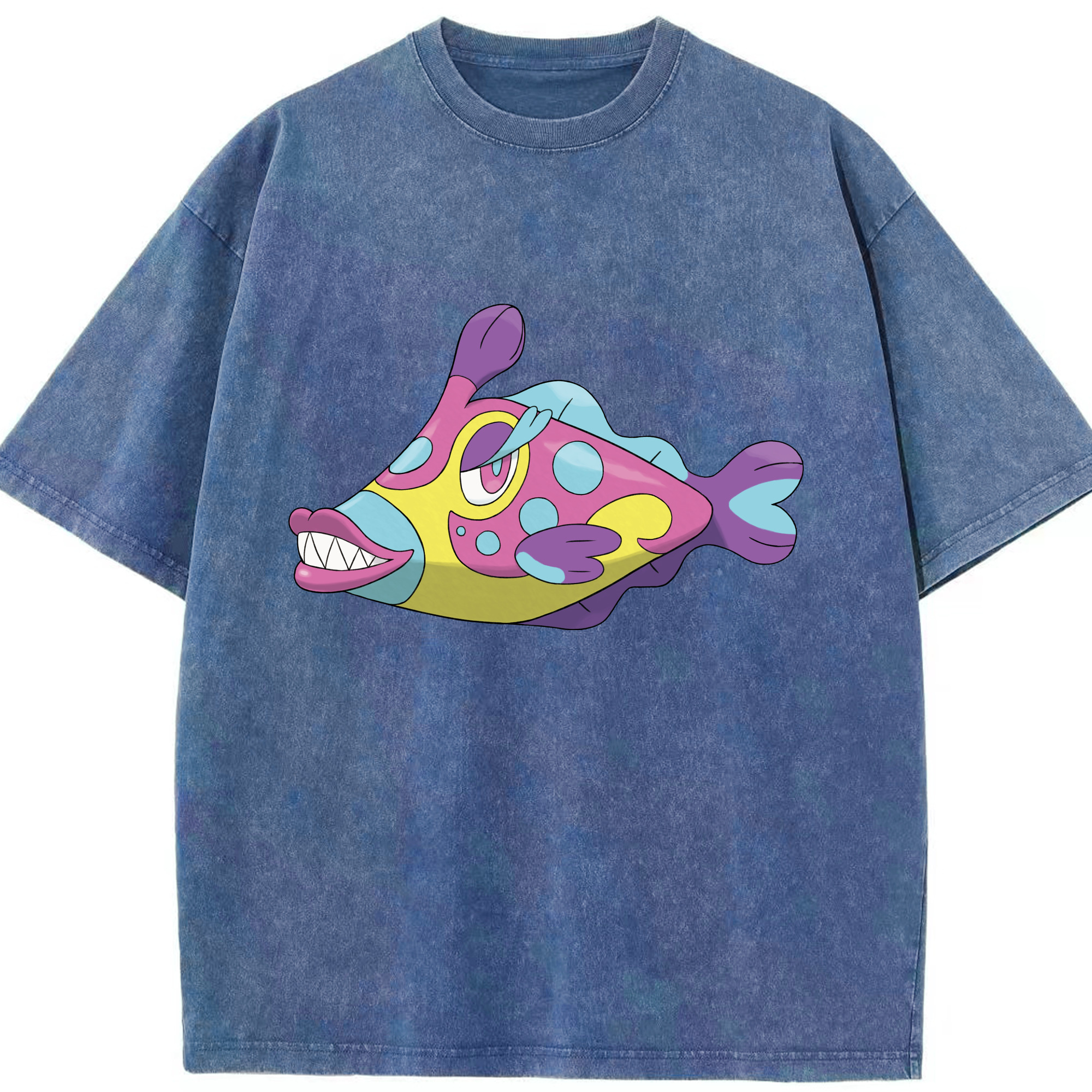 （画像用） ポケットモンスター Pokémon 綿100% ヴィンテージ風 半袖Tシャツ（フロントプリント）