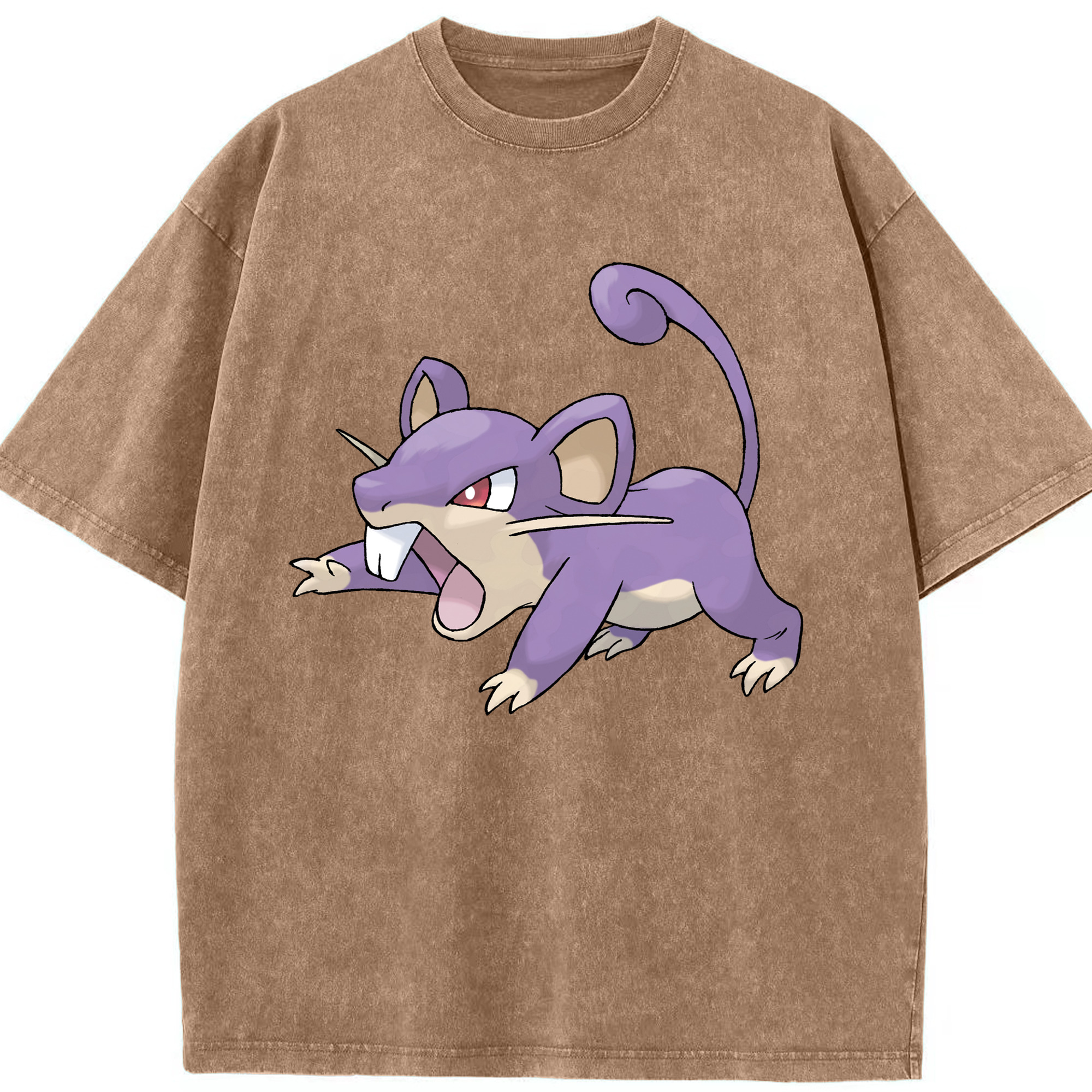 （画像用） ポケットモンスター Pokémon 綿100% ヴィンテージ風 半袖Tシャツ（フロントプリント）