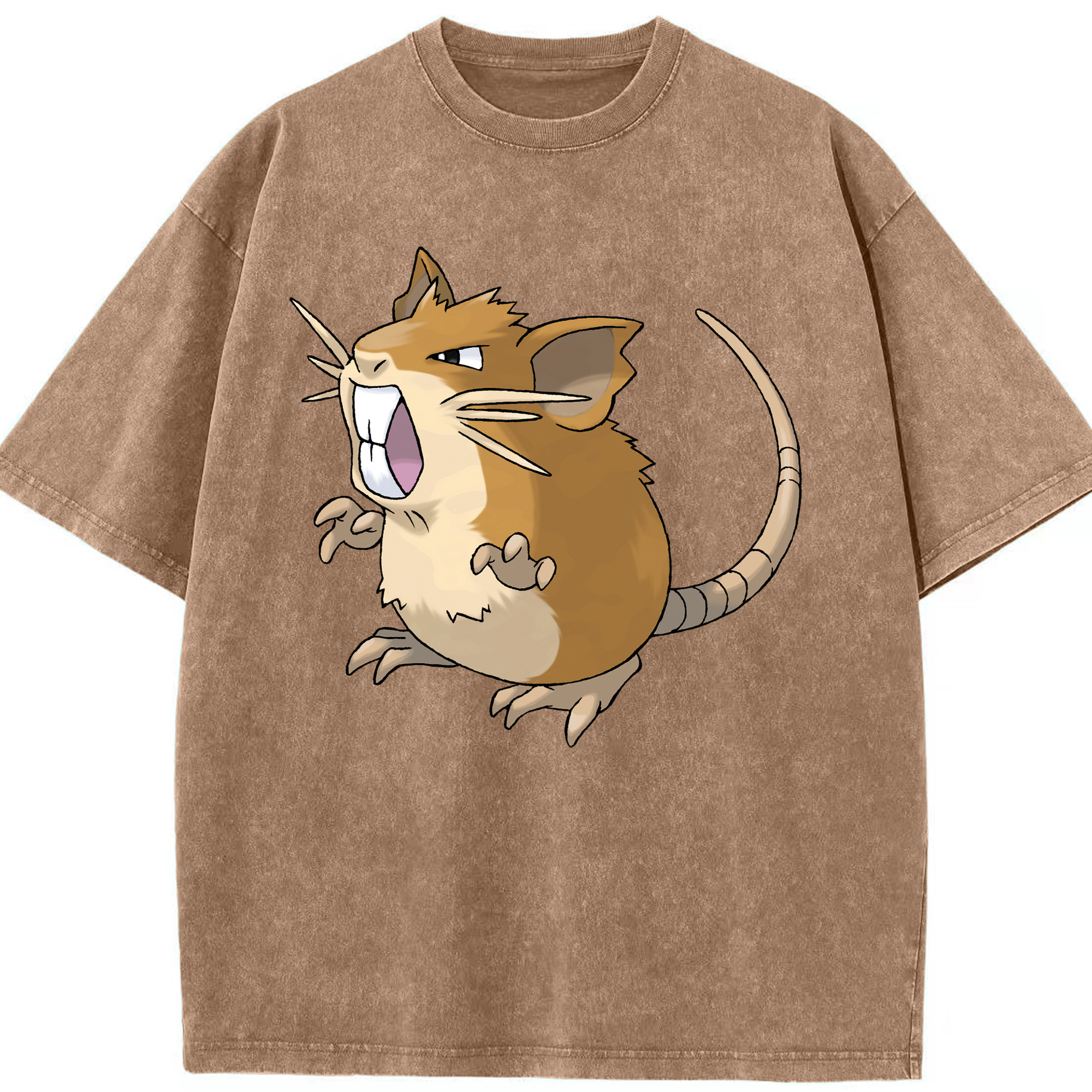 （画像用） ポケットモンスター Pokémon 綿100% ヴィンテージ風 半袖Tシャツ（フロントプリント）