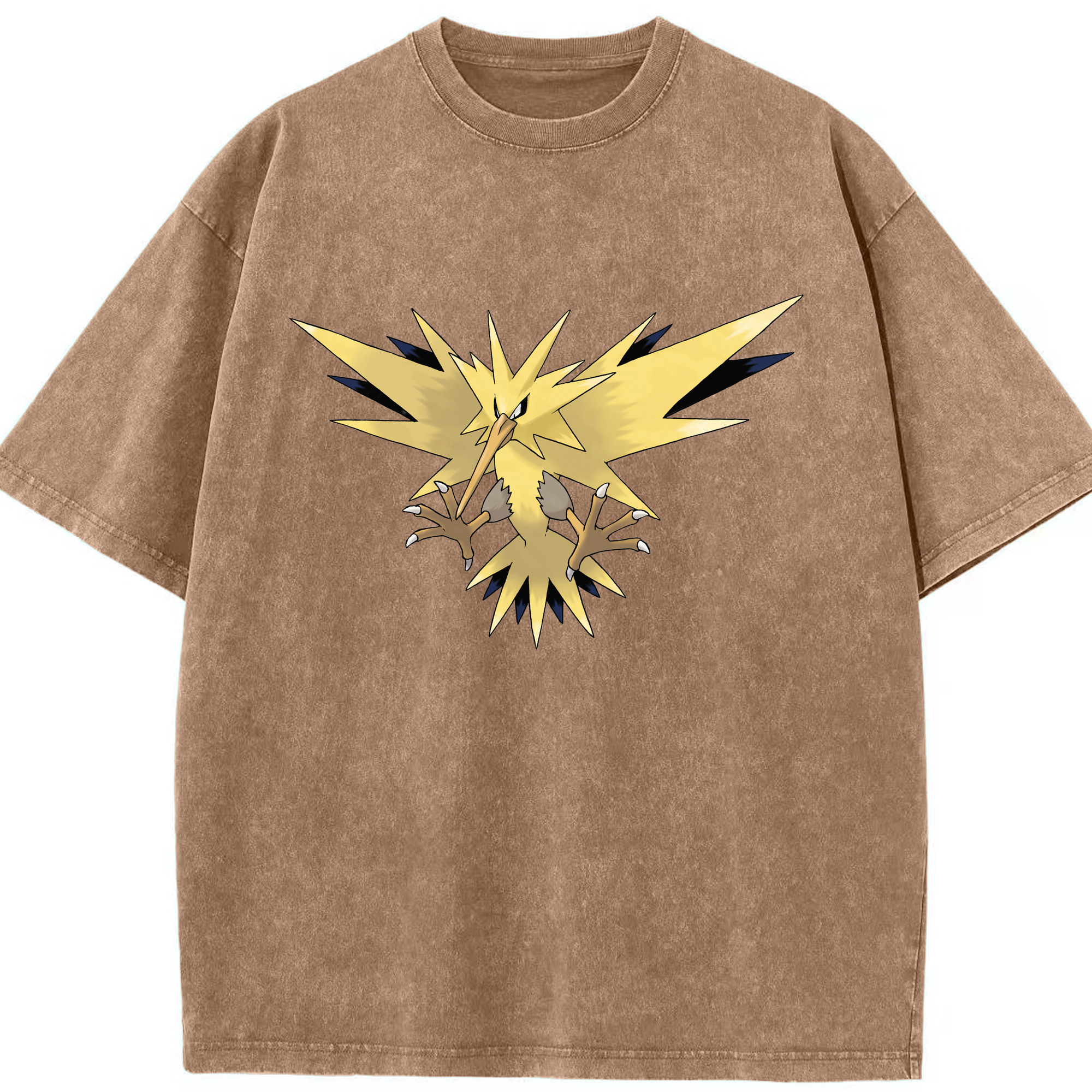 （画像用） ポケットモンスター Pokémon 綿100% ヴィンテージ風 半袖Tシャツ（フロントプリント）