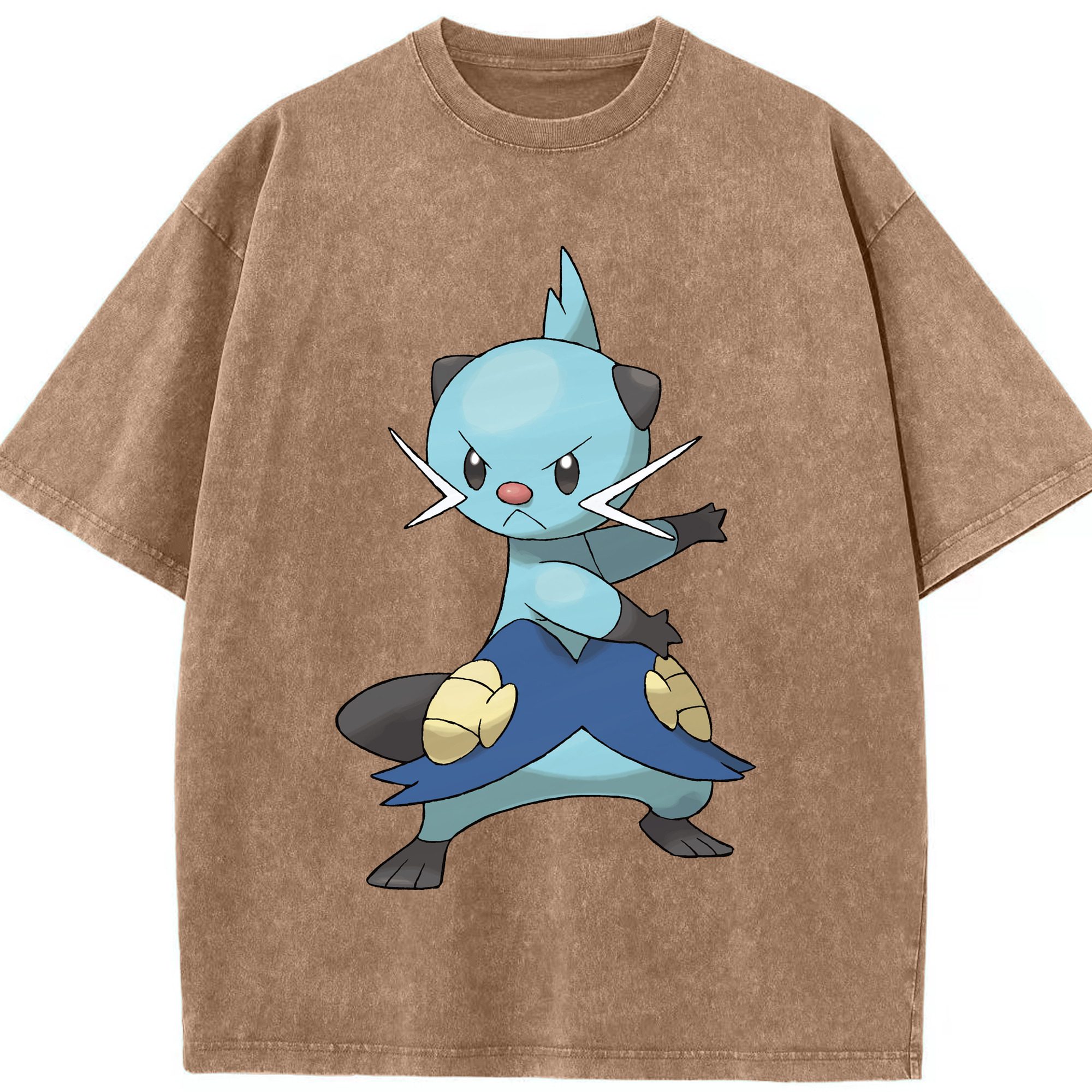 （画像用） ポケットモンスター Pokémon 綿100% ヴィンテージ風 半袖Tシャツ（フロントプリント）