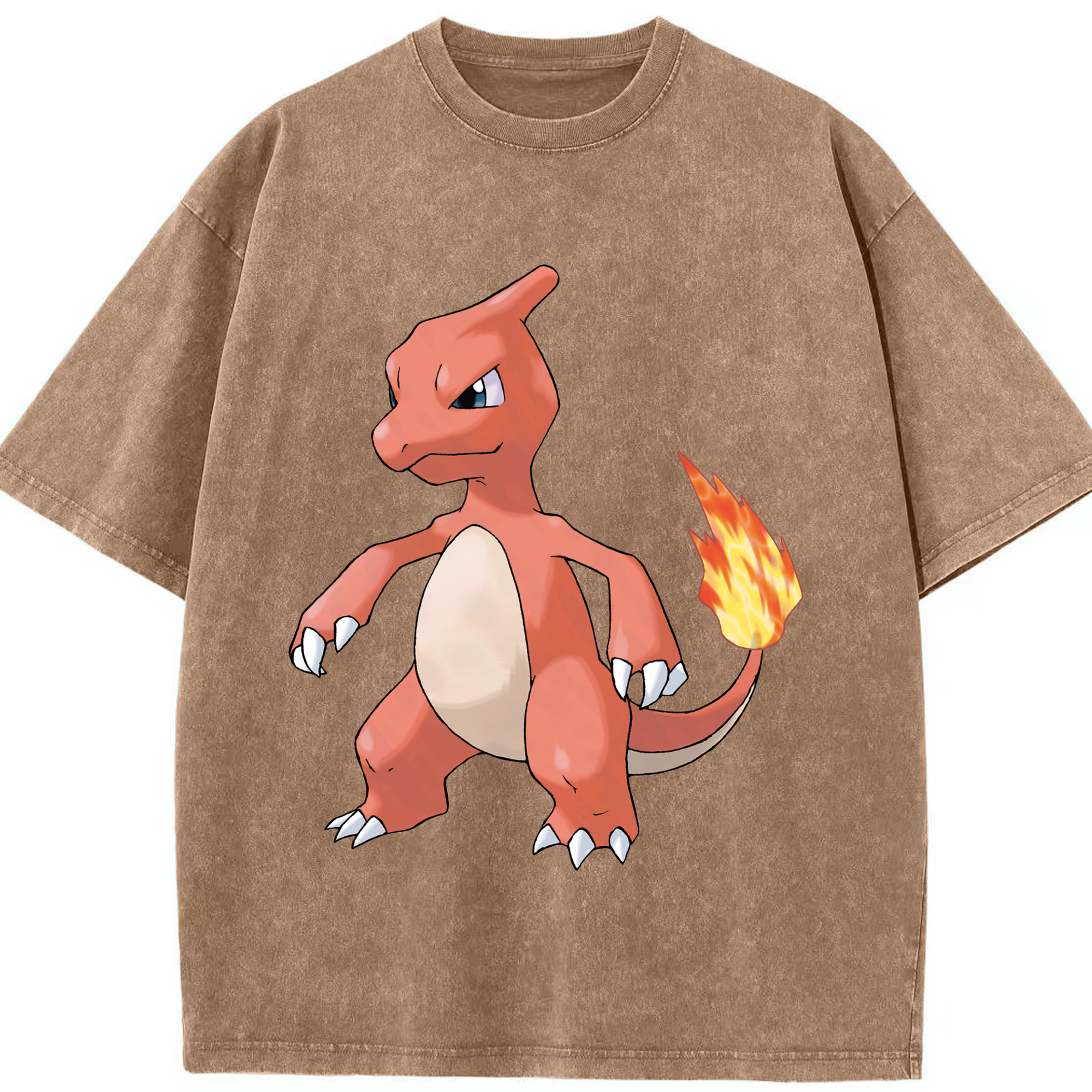 （画像用） ポケットモンスター Pokémon 綿100% ヴィンテージ風 半袖Tシャツ（フロントプリント）