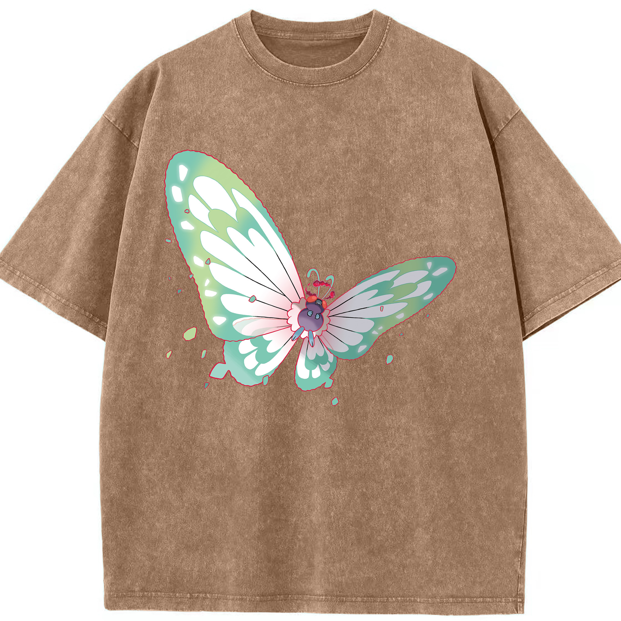 （画像用） ポケットモンスター Pokémon 綿100% ヴィンテージ風 半袖Tシャツ（フロントプリント）