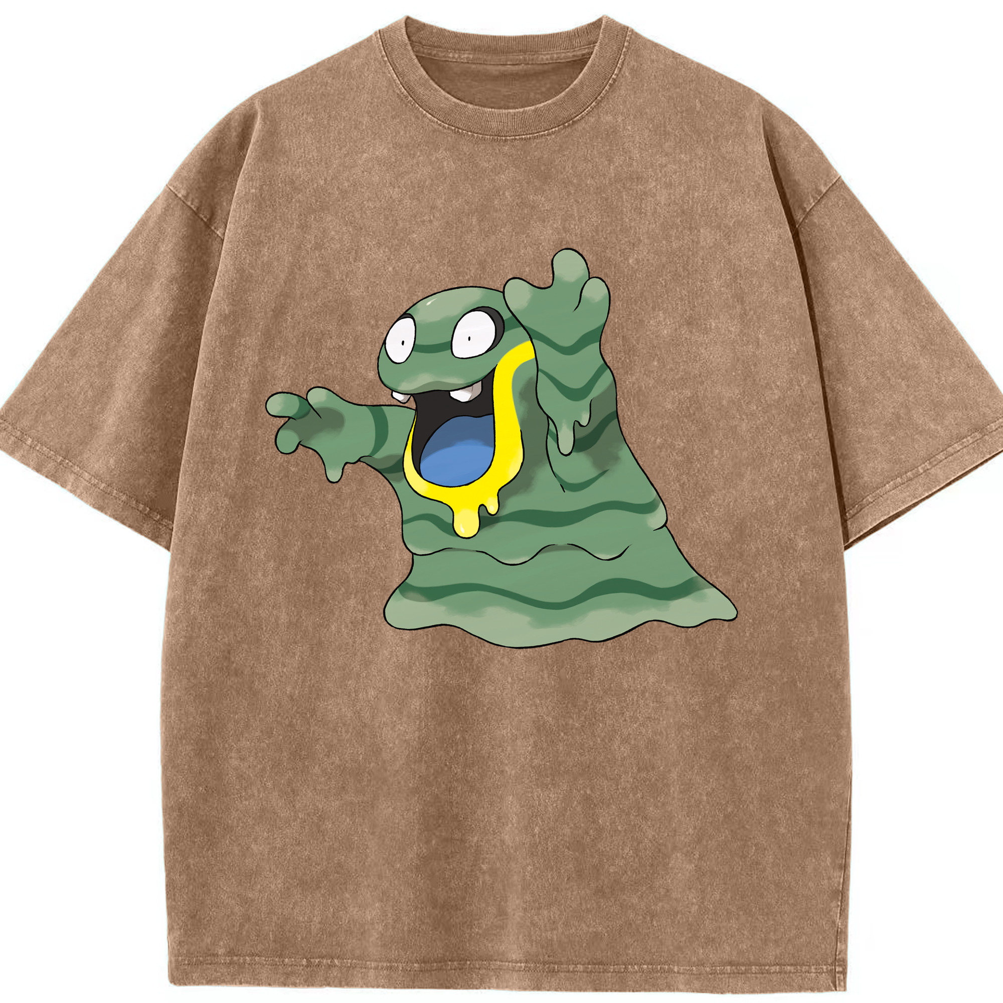 （画像用） ポケットモンスター Pokémon 綿100% ヴィンテージ風 半袖Tシャツ（フロントプリント）