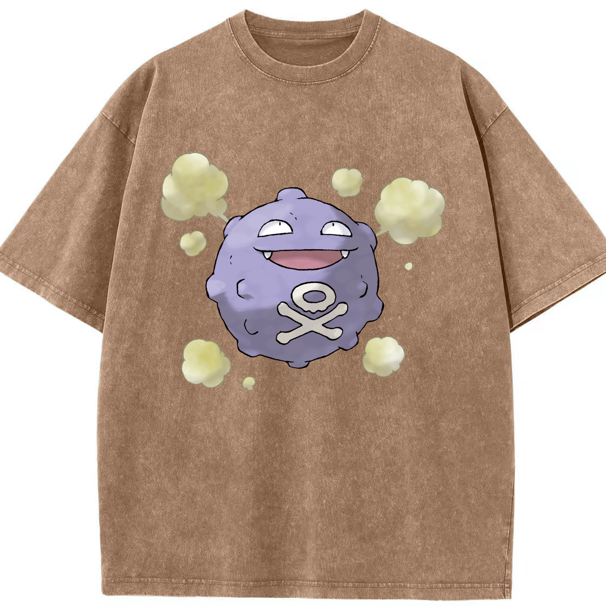 （画像用） ポケットモンスター Pokémon 綿100% ヴィンテージ風 半袖Tシャツ（フロントプリント）