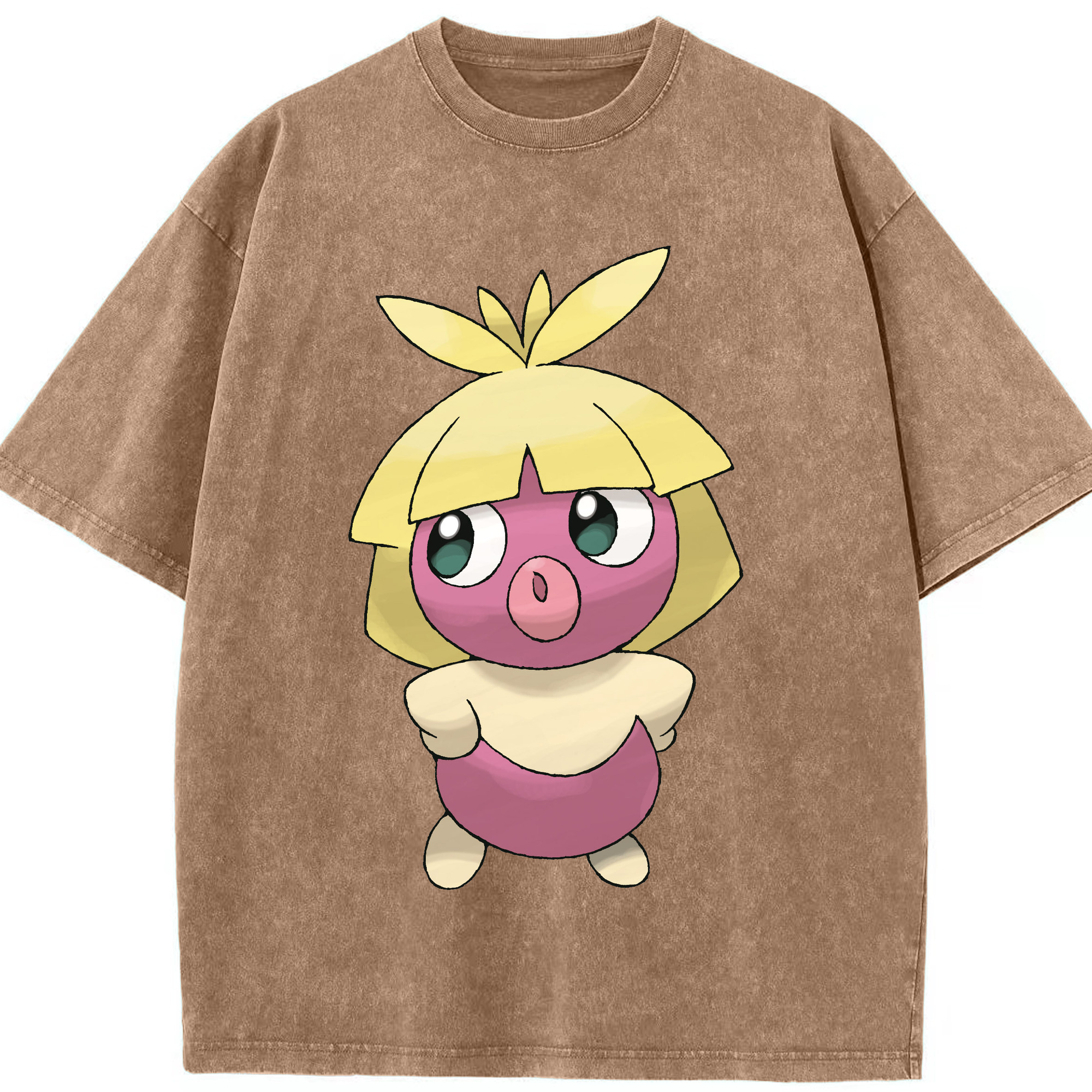 （画像用） ポケットモンスター Pokémon 綿100% ヴィンテージ風 半袖Tシャツ（フロントプリント）