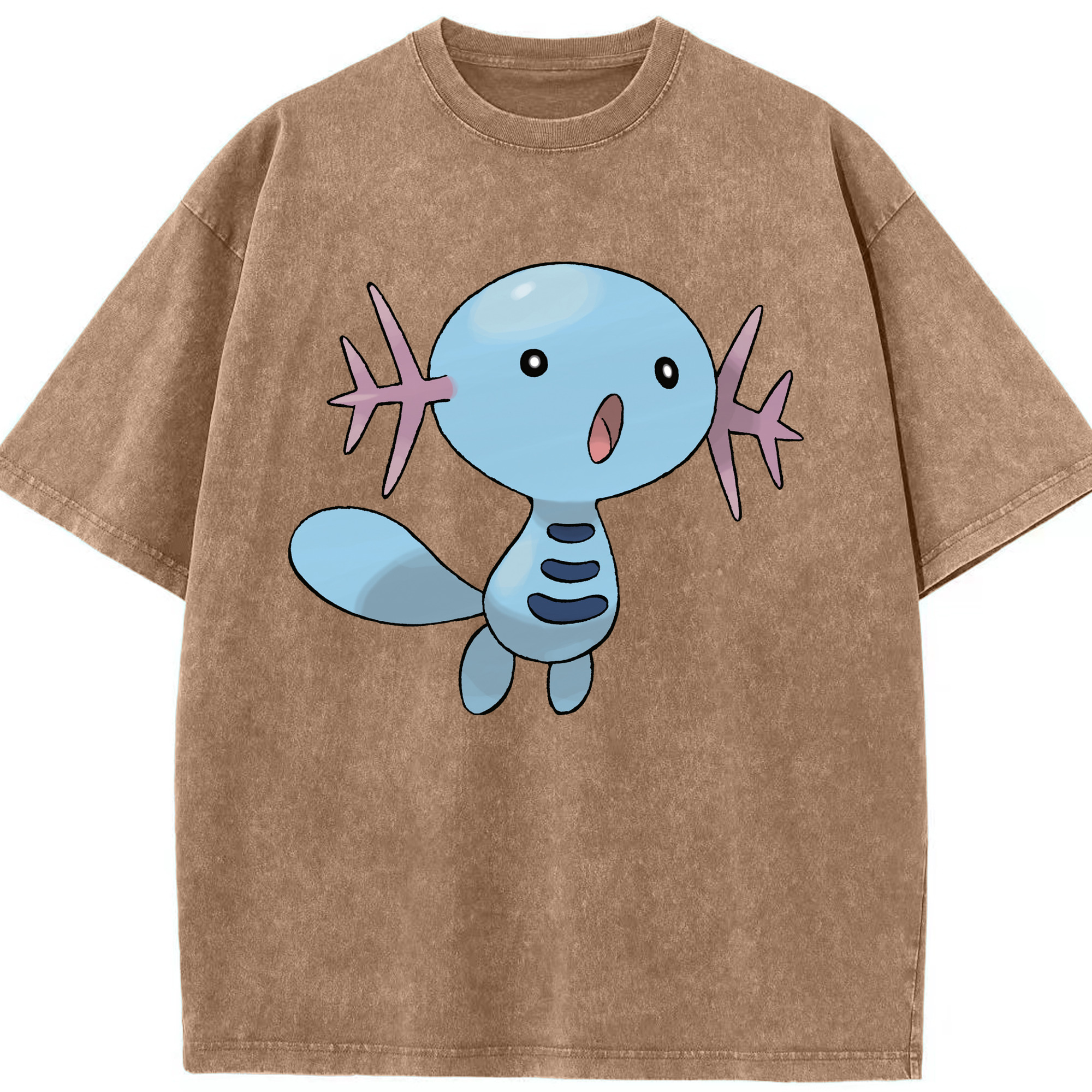 （画像用） ポケットモンスター Pokémon 綿100% ヴィンテージ風 半袖Tシャツ（フロントプリント）
