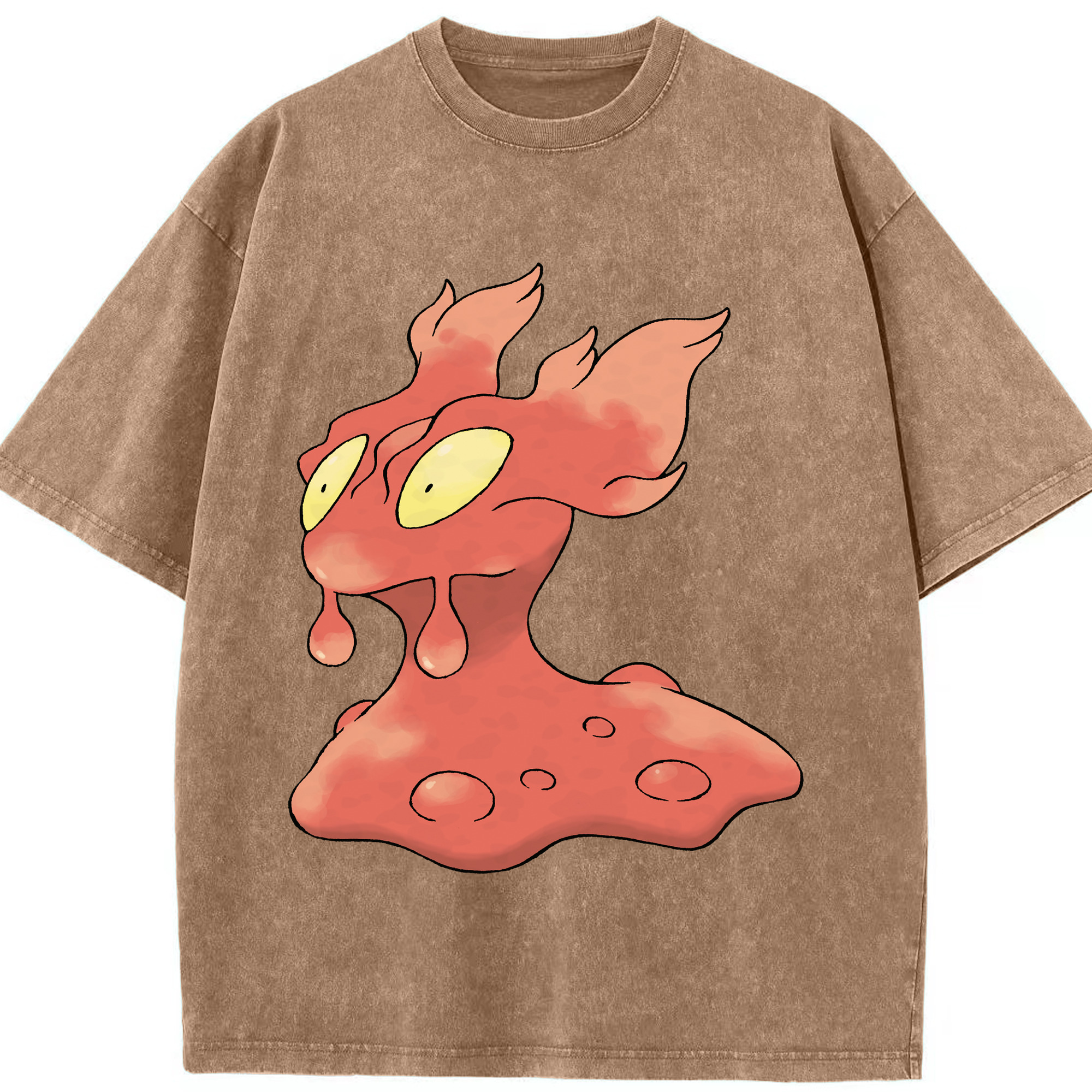 （画像用） ポケットモンスター Pokémon 綿100% ヴィンテージ風 半袖Tシャツ（フロントプリント）