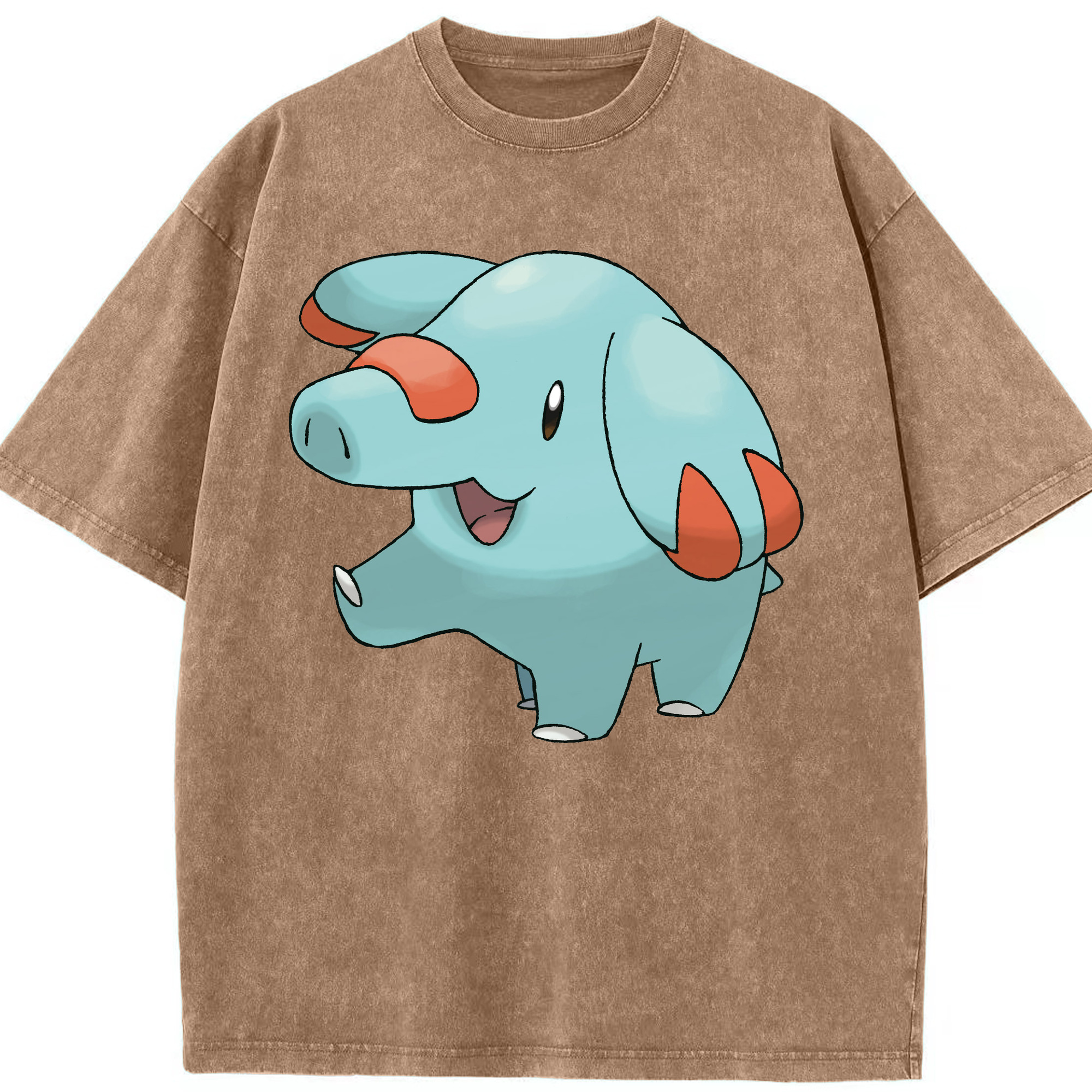（画像用） ポケットモンスター Pokémon 綿100% ヴィンテージ風 半袖Tシャツ（フロントプリント）