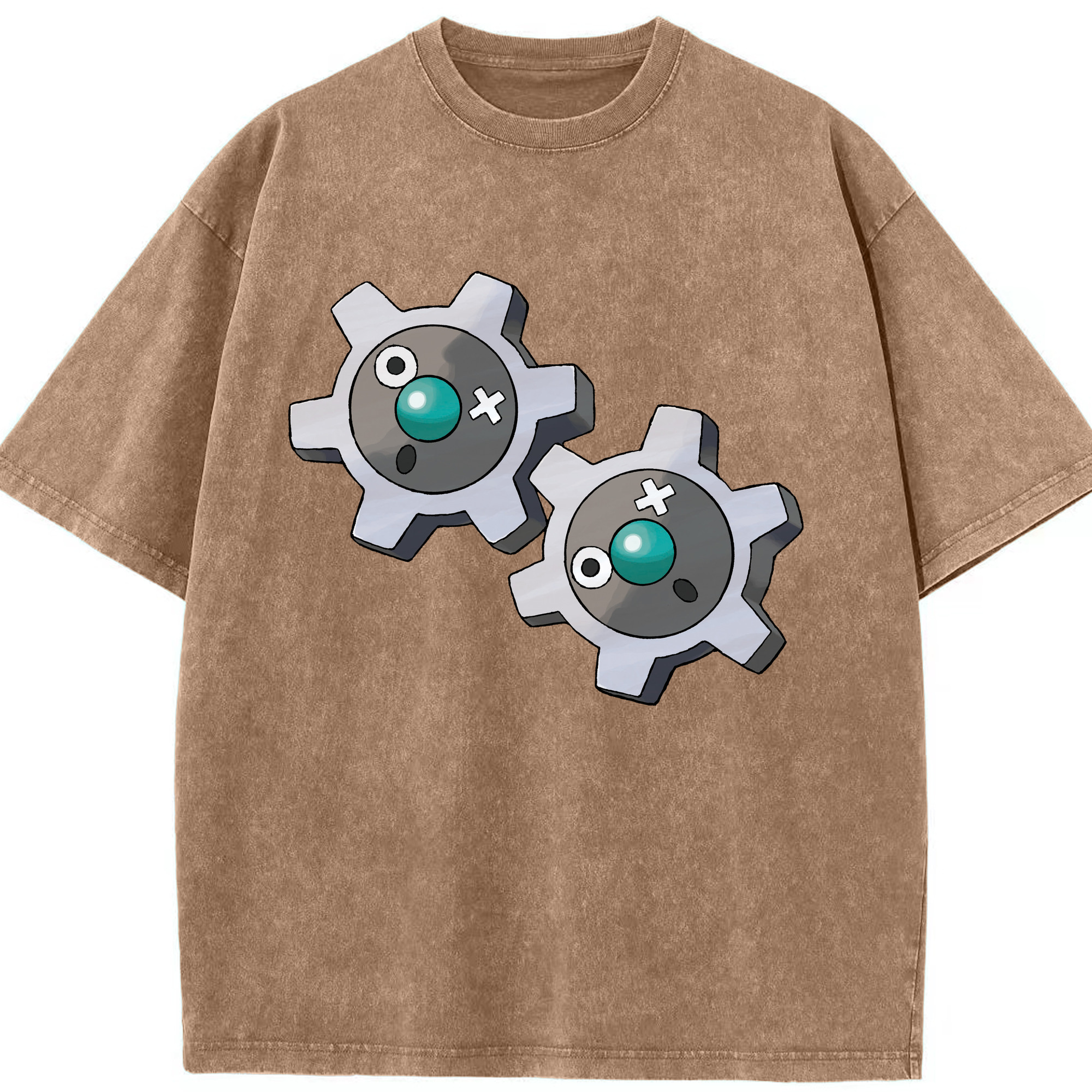 （画像用） ポケットモンスター Pokémon 綿100% ヴィンテージ風 半袖Tシャツ（フロントプリント）