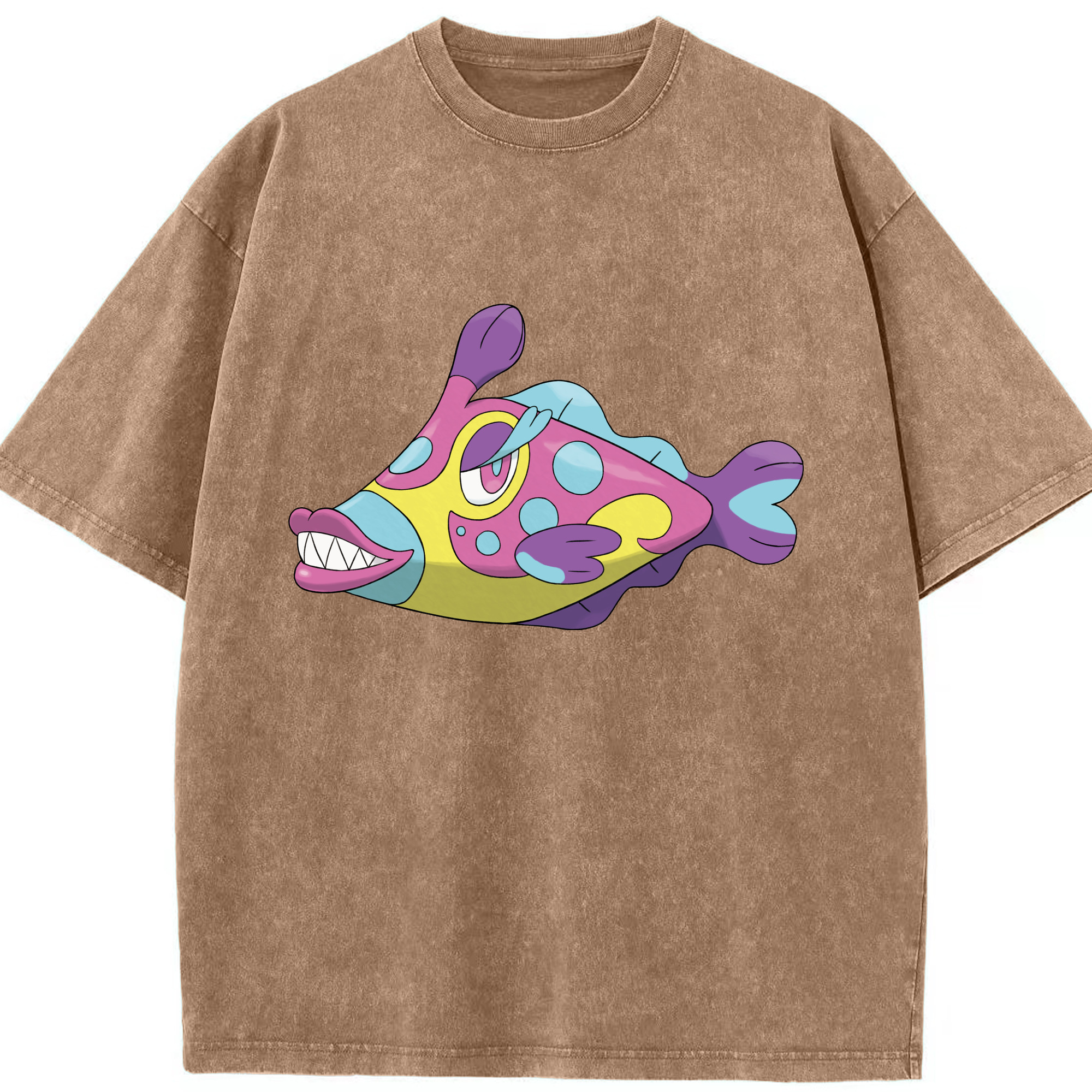 （画像用） ポケットモンスター Pokémon 綿100% ヴィンテージ風 半袖Tシャツ（フロントプリント）
