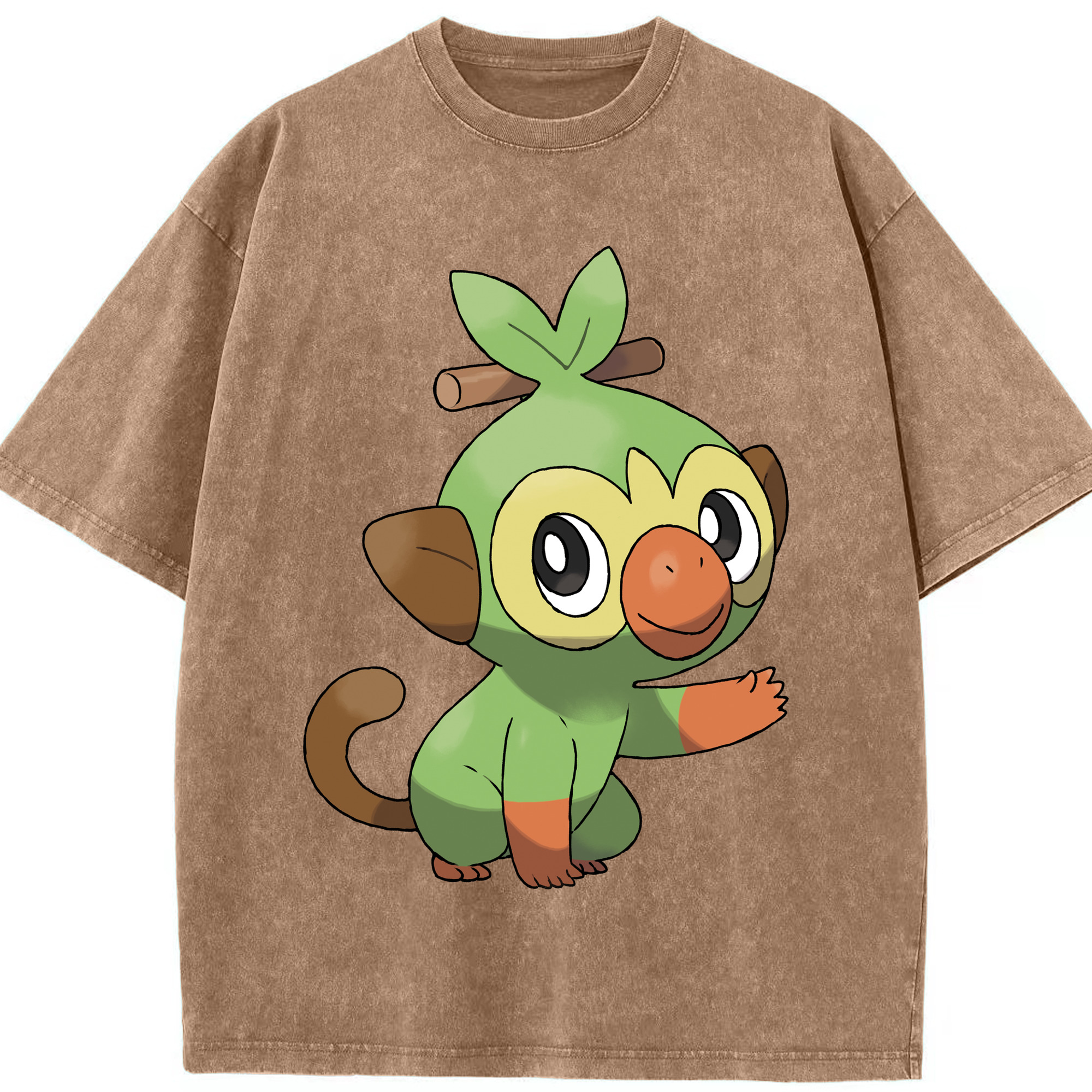 （画像用） ポケットモンスター Pokémon 綿100% ヴィンテージ風 半袖Tシャツ（フロントプリント）