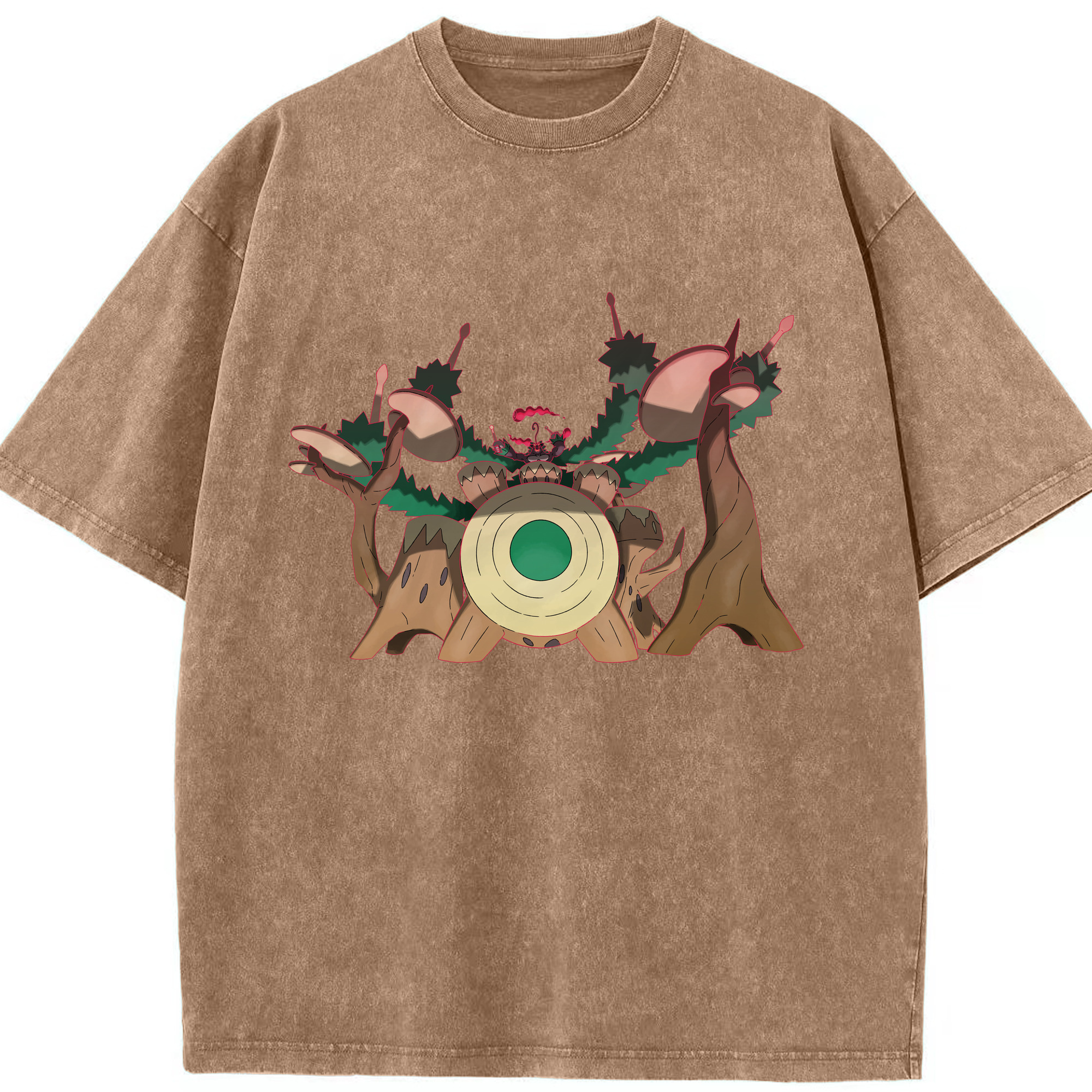 （画像用） ポケットモンスター Pokémon 綿100% ヴィンテージ風 半袖Tシャツ（フロントプリント）