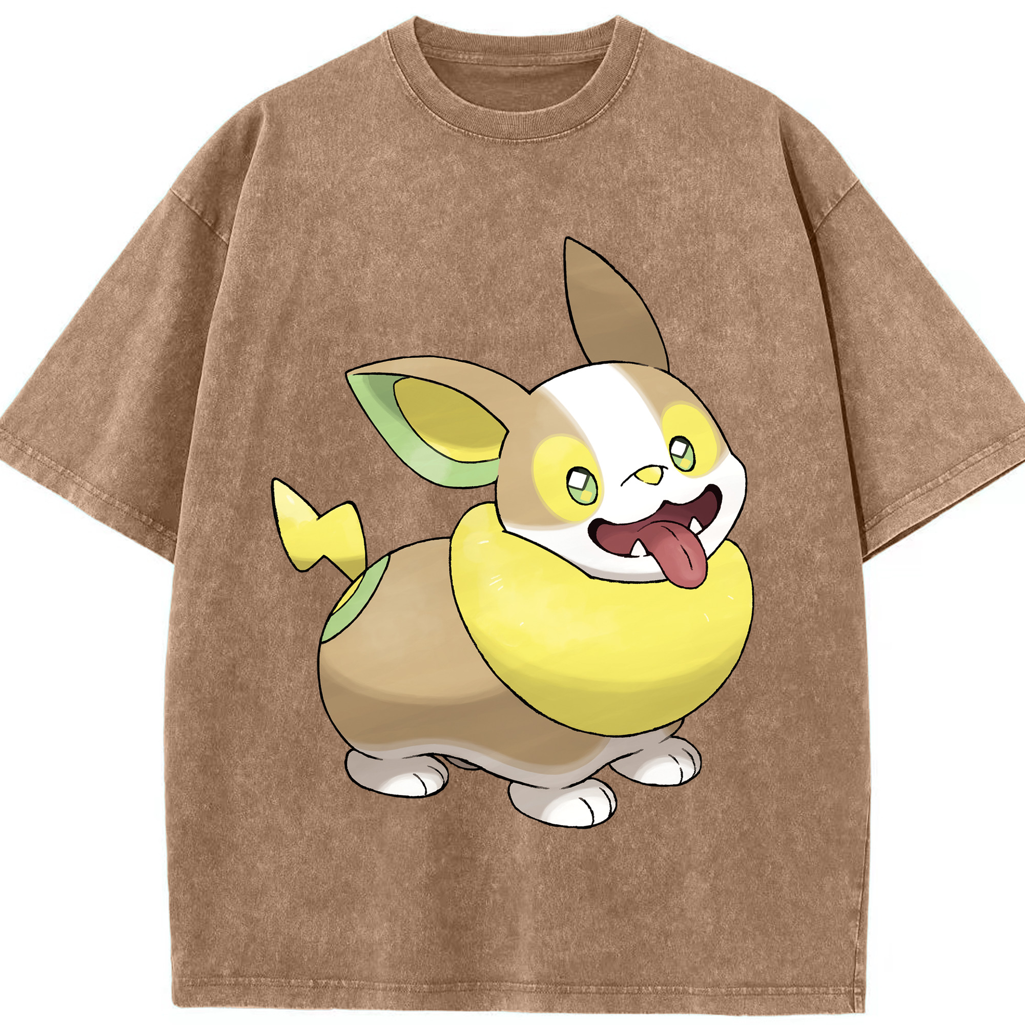 （画像用） ポケットモンスター Pokémon 綿100% ヴィンテージ風 半袖Tシャツ（フロントプリント）