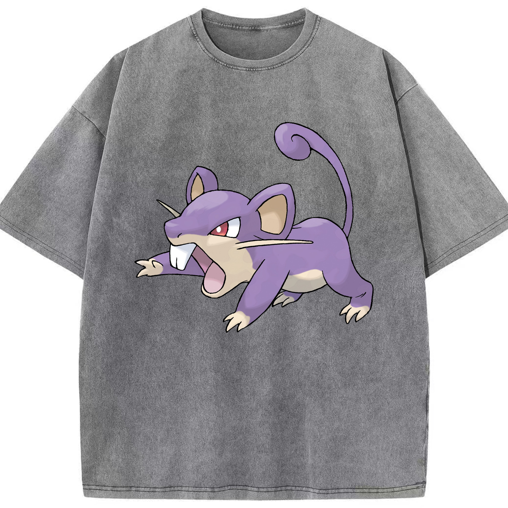 （画像用） ポケットモンスター Pokémon 綿100% ヴィンテージ風 半袖Tシャツ（フロントプリント）
