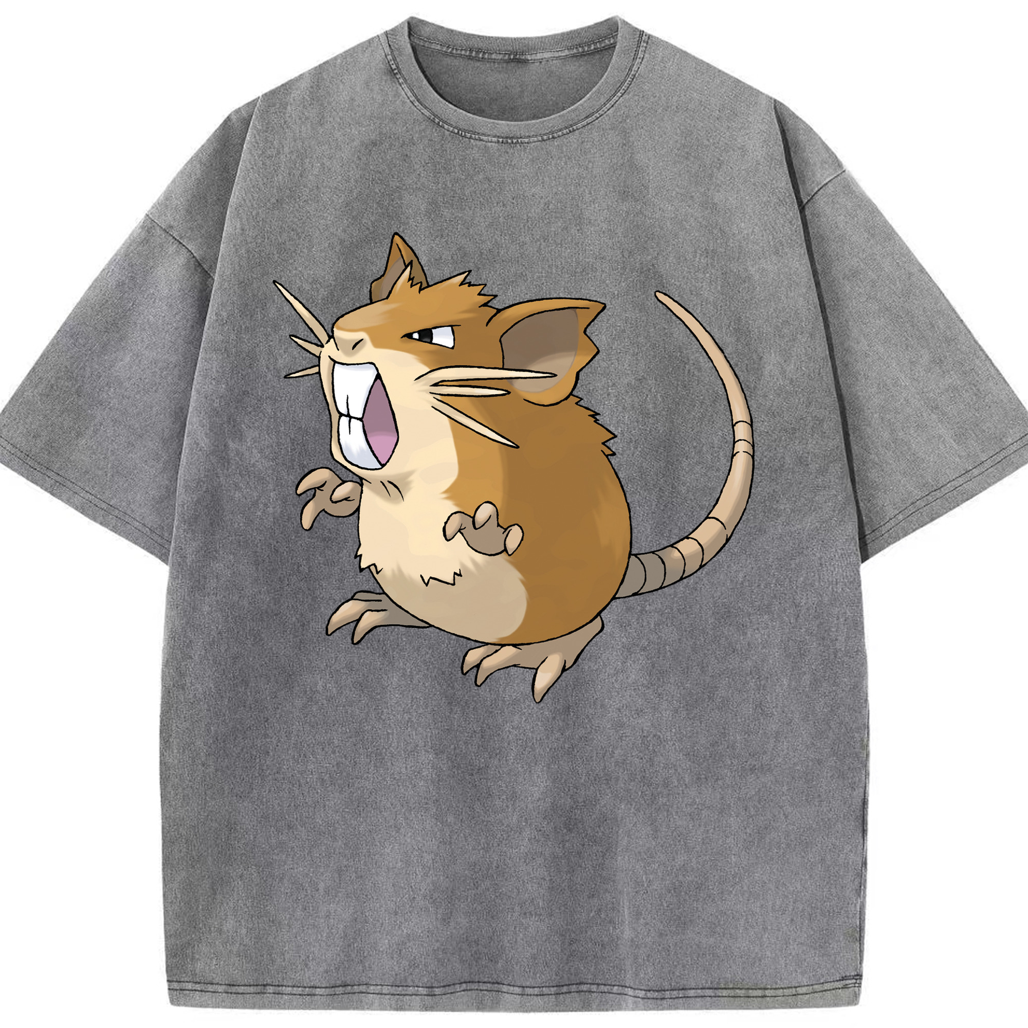 （画像用） ポケットモンスター Pokémon 綿100% ヴィンテージ風 半袖Tシャツ（フロントプリント）