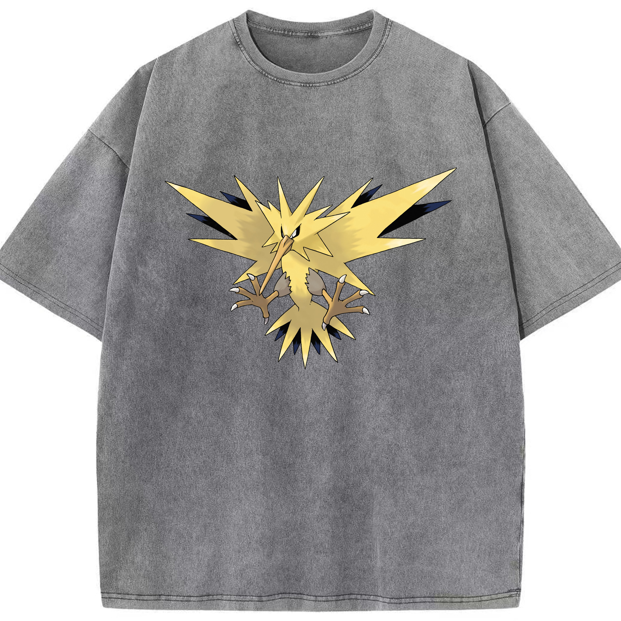 （画像用） ポケットモンスター Pokémon 綿100% ヴィンテージ風 半袖Tシャツ（フロントプリント）