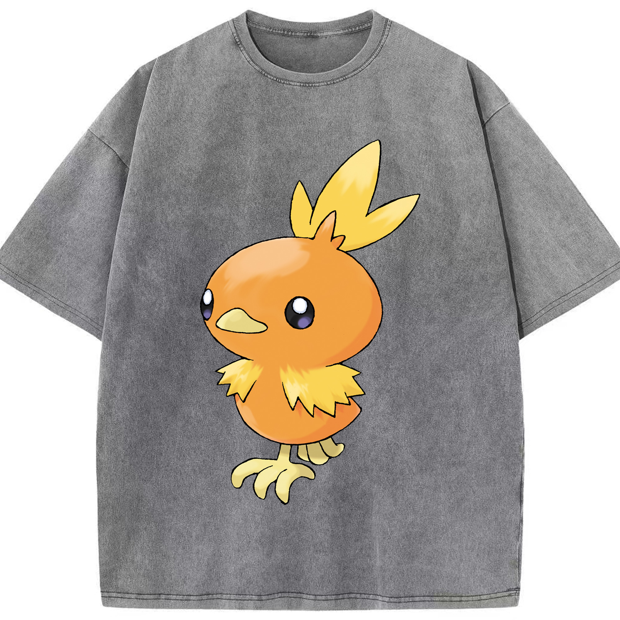 （画像用） ポケットモンスター Pokémon 綿100% ヴィンテージ風 半袖Tシャツ（フロントプリント）