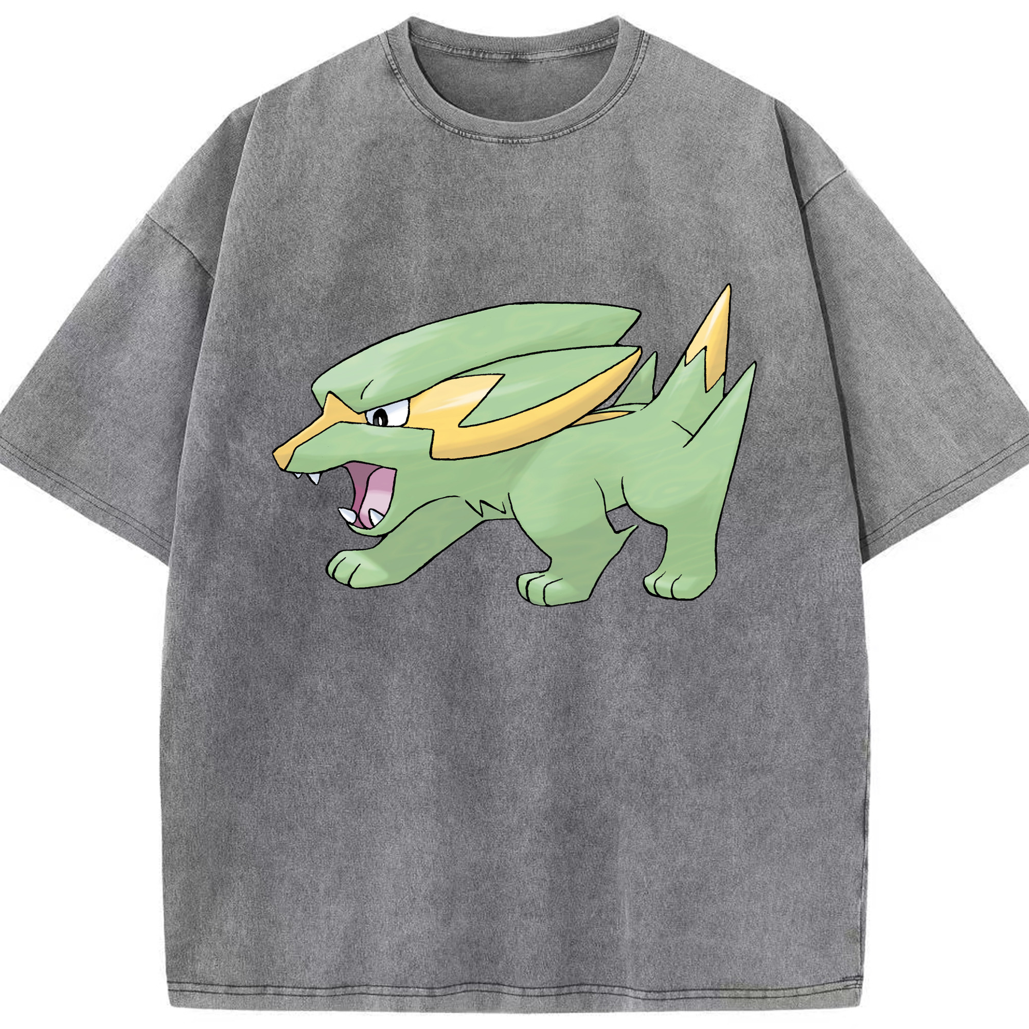 （画像用） ポケットモンスター Pokémon 綿100% ヴィンテージ風 半袖Tシャツ（フロントプリント）