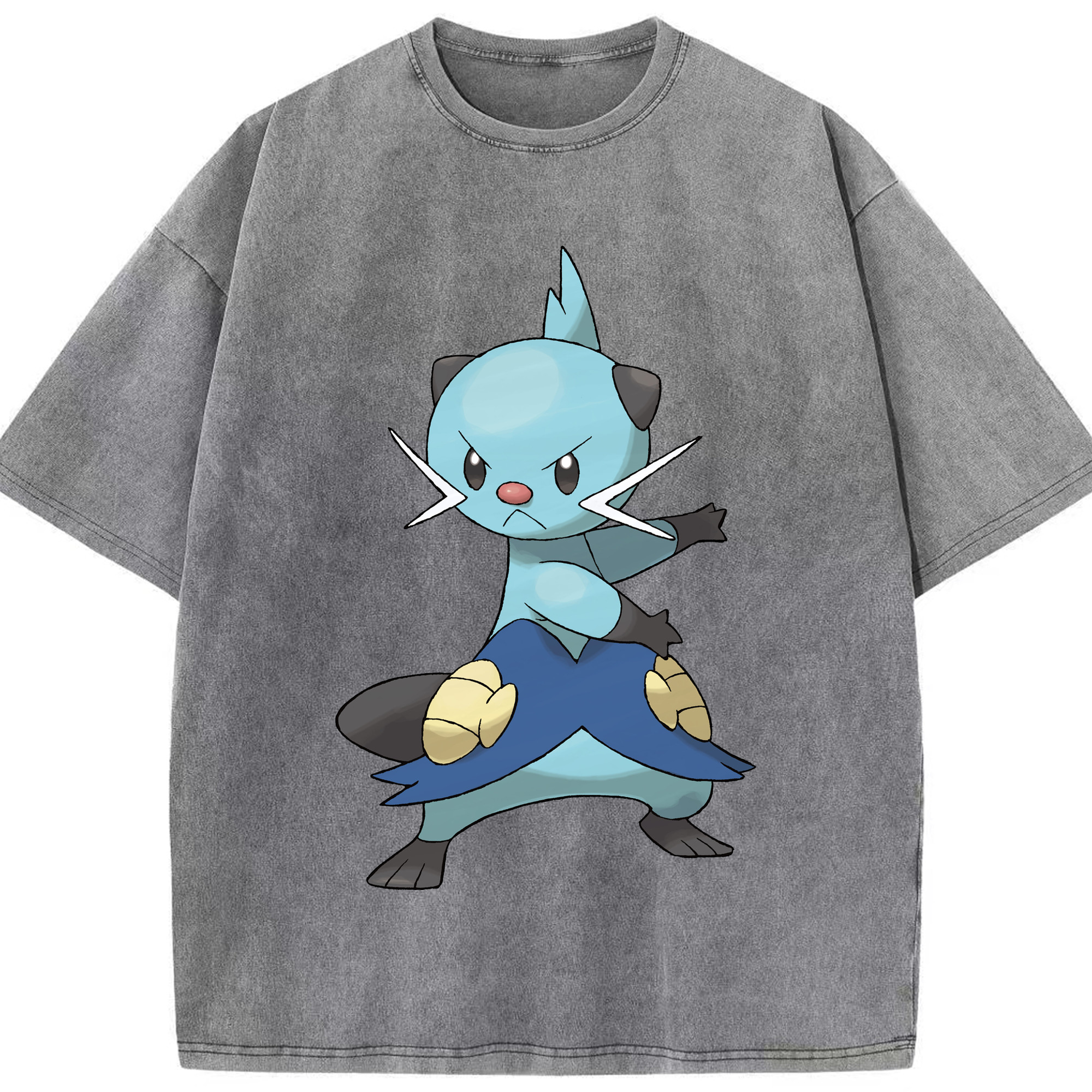 （画像用） ポケットモンスター Pokémon 綿100% ヴィンテージ風 半袖Tシャツ（フロントプリント）