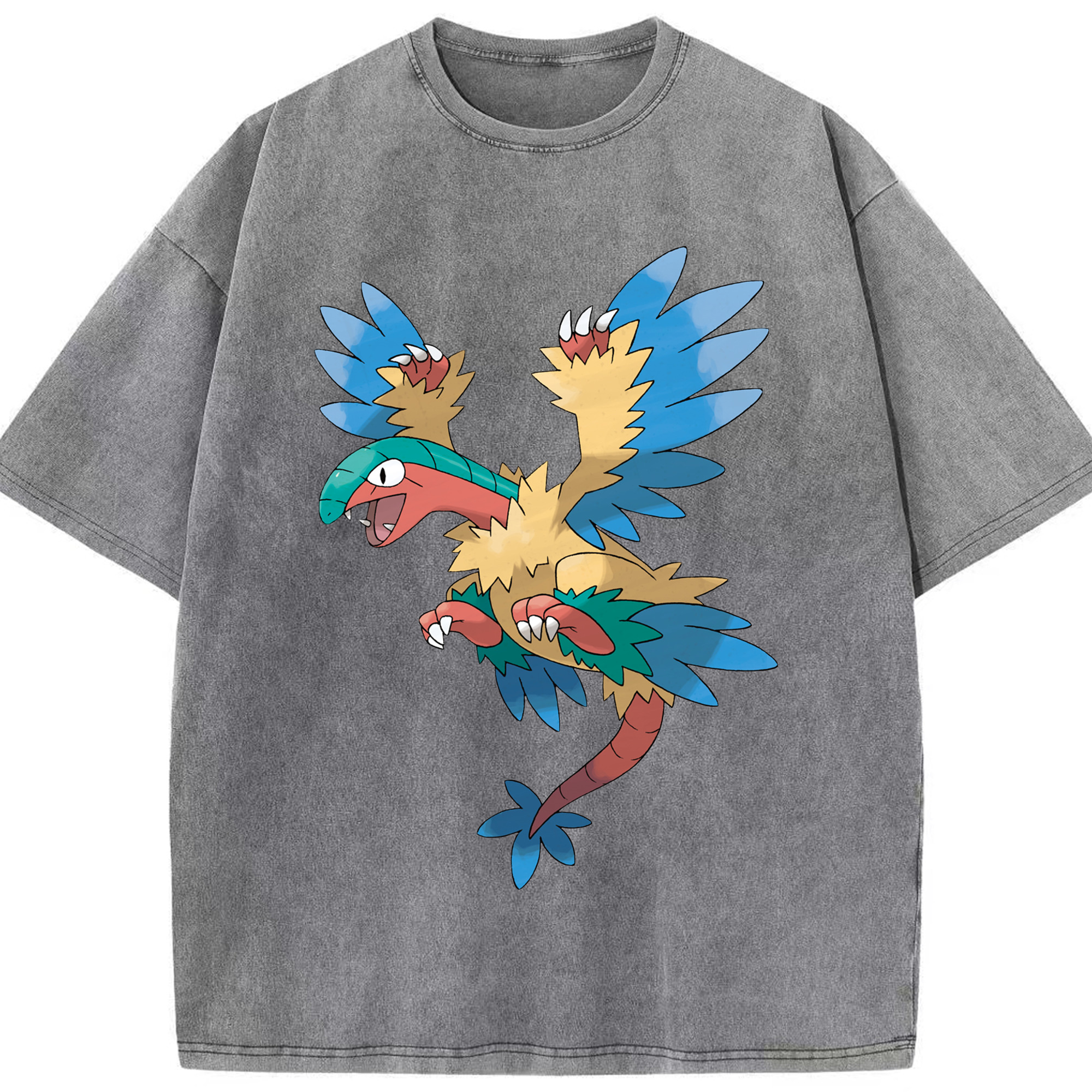 （画像用） ポケットモンスター Pokémon 綿100% ヴィンテージ風 半袖Tシャツ（フロントプリント）
