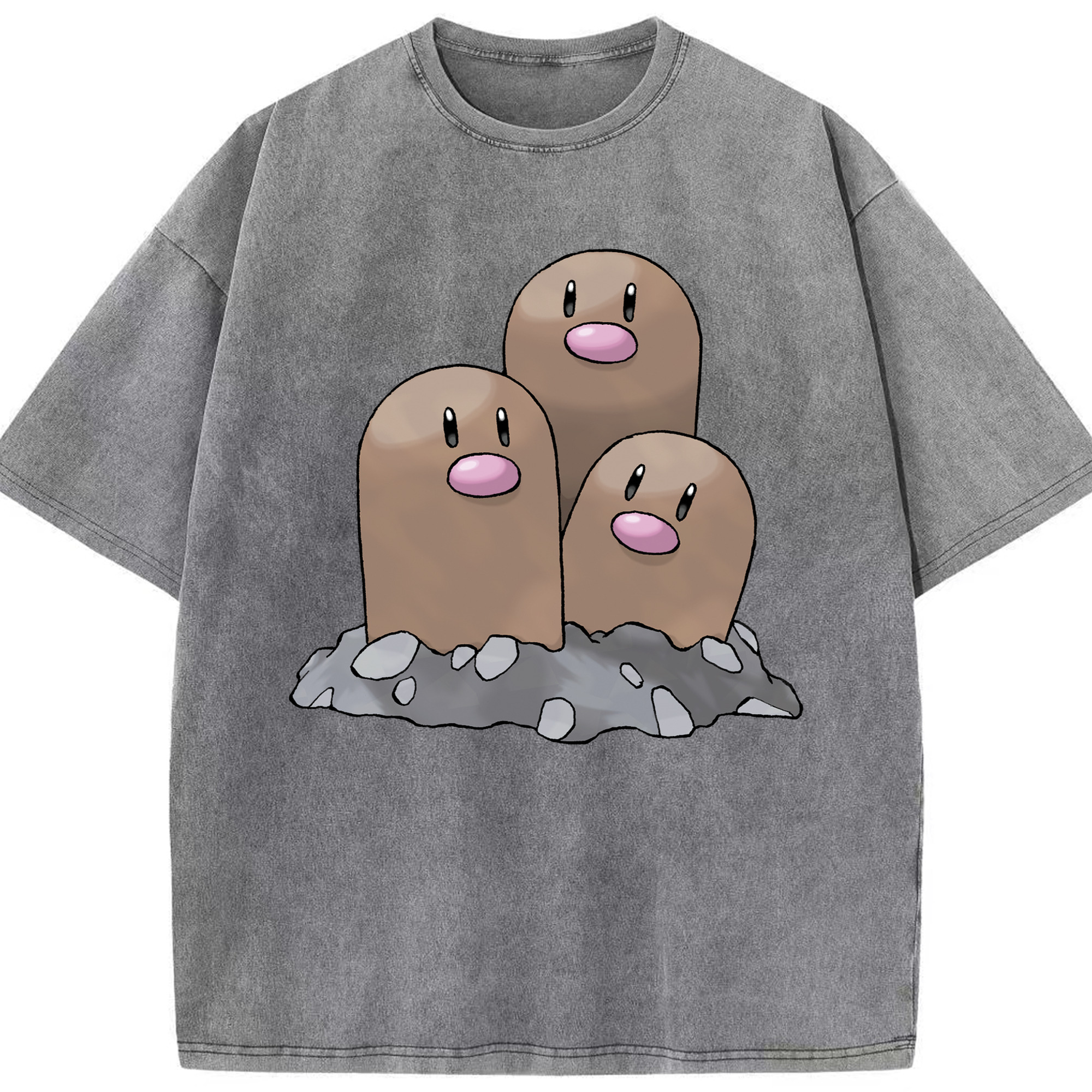 （画像用） ポケットモンスター Pokémon 綿100% ヴィンテージ風 半袖Tシャツ（フロントプリント）