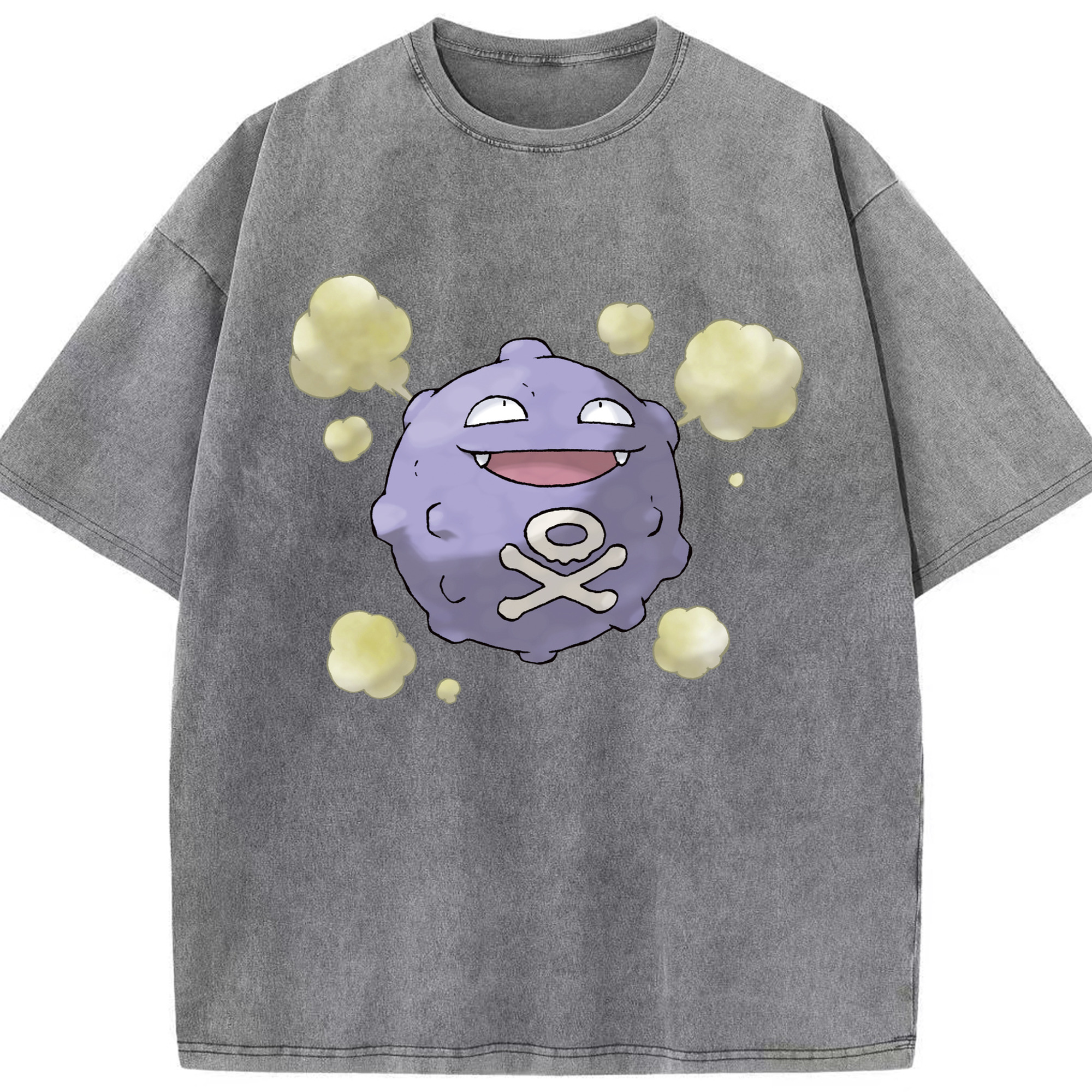 （画像用） ポケットモンスター Pokémon 綿100% ヴィンテージ風 半袖Tシャツ（フロントプリント）