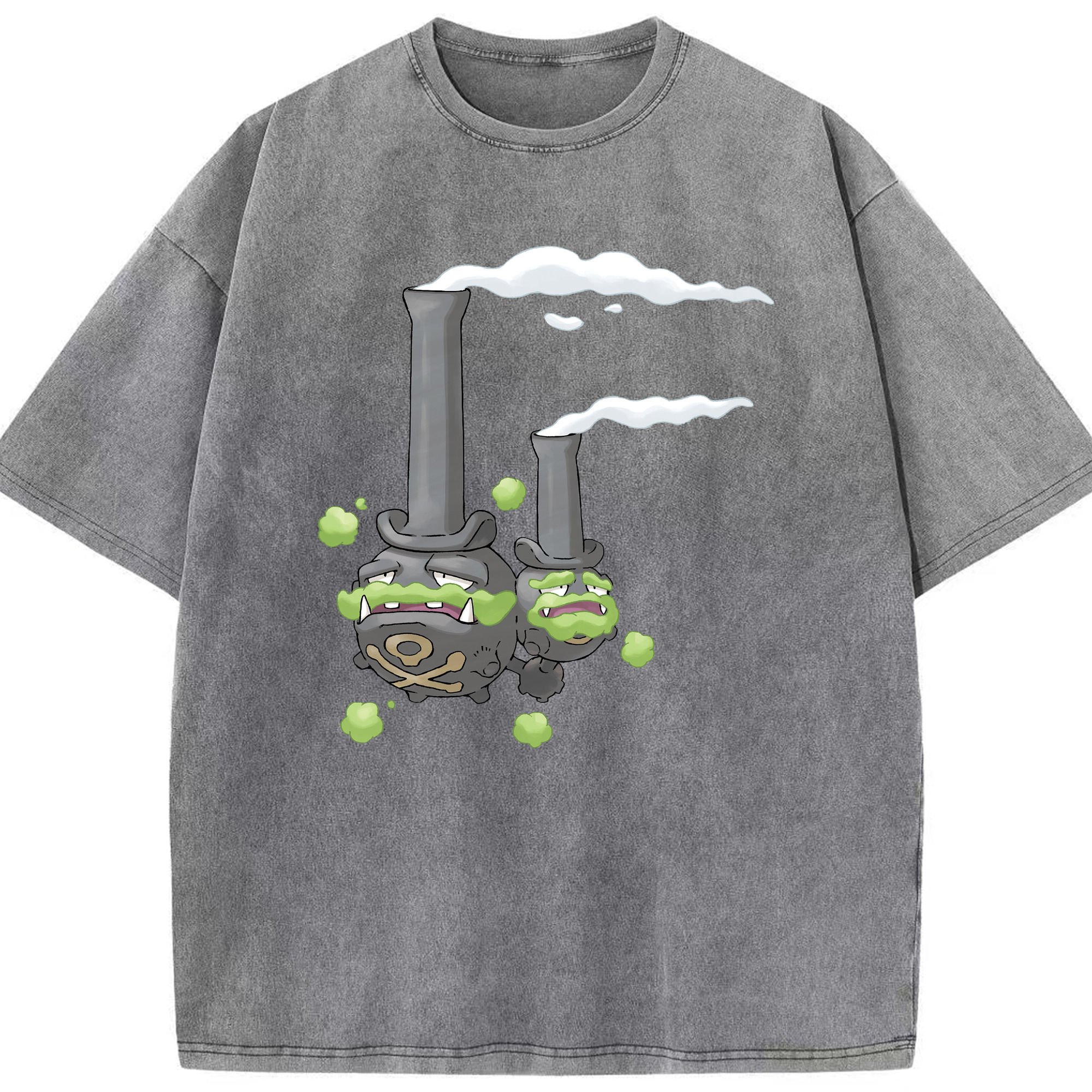 （画像用） ポケットモンスター Pokémon 綿100% ヴィンテージ風 半袖Tシャツ（フロントプリント）