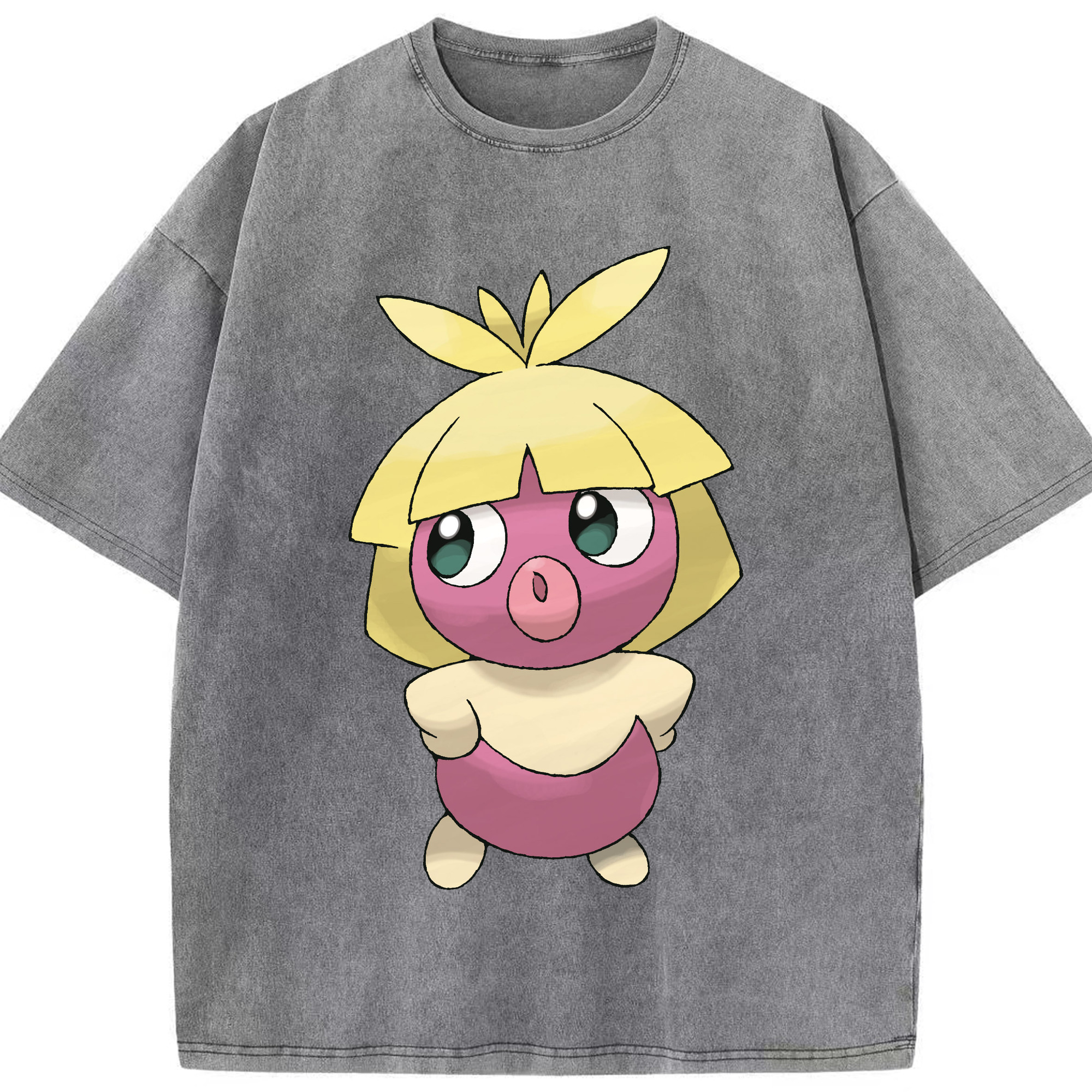 （画像用） ポケットモンスター Pokémon 綿100% ヴィンテージ風 半袖Tシャツ（フロントプリント）