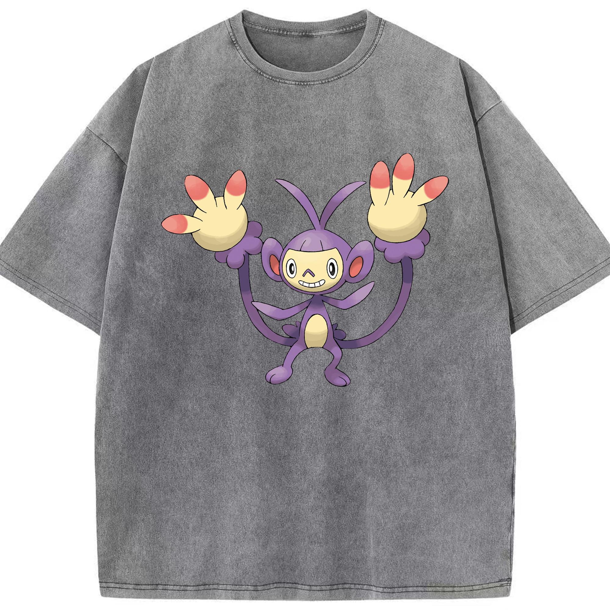 （画像用） ポケットモンスター Pokémon 綿100% ヴィンテージ風 半袖Tシャツ（フロントプリント）