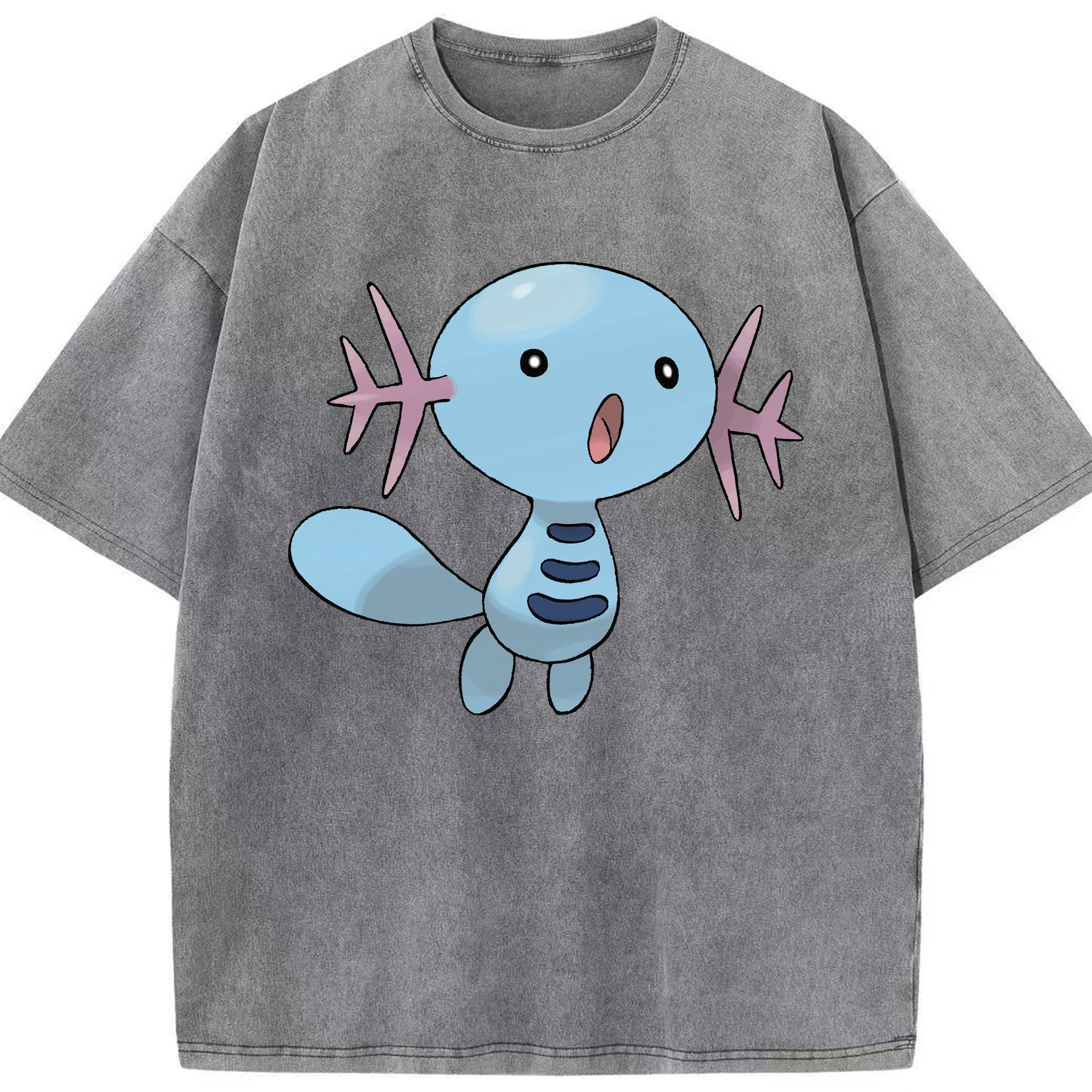 （画像用） ポケットモンスター Pokémon 綿100% ヴィンテージ風 半袖Tシャツ（フロントプリント）