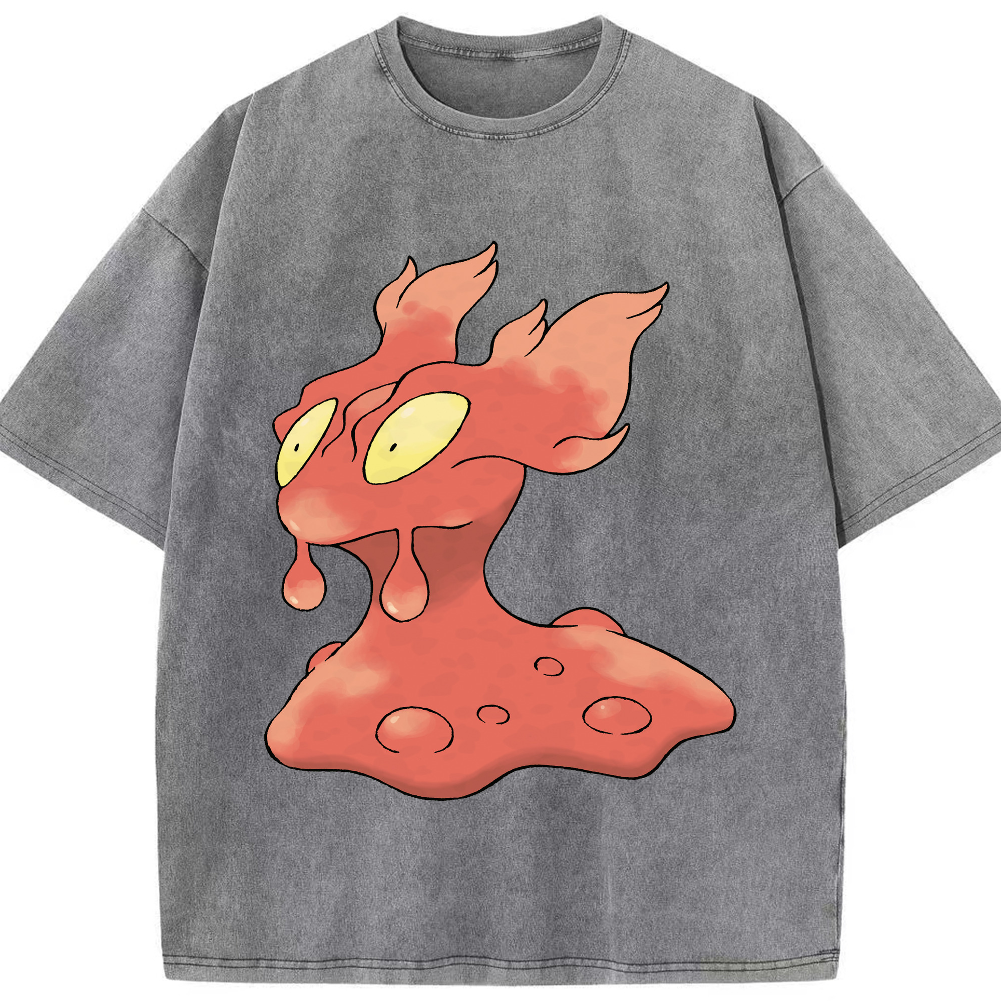（画像用） ポケットモンスター Pokémon 綿100% ヴィンテージ風 半袖Tシャツ（フロントプリント）