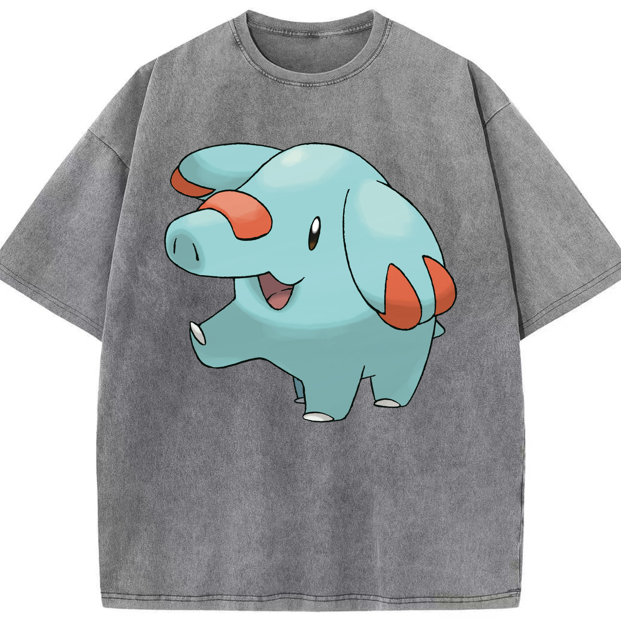 （画像用） ポケットモンスター Pokémon 綿100% ヴィンテージ風 半袖Tシャツ（フロントプリント）