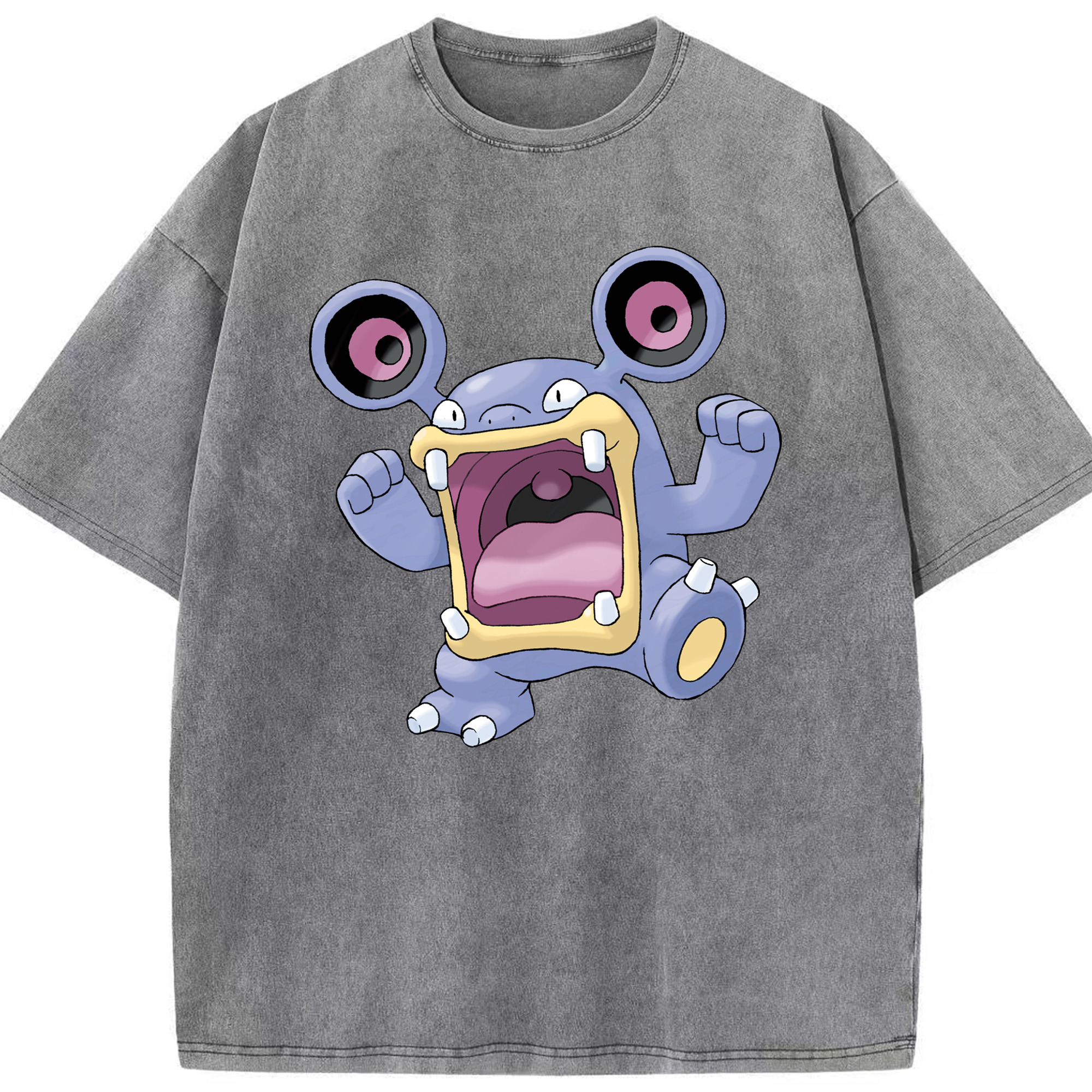 （画像用） ポケットモンスター Pokémon 綿100% ヴィンテージ風 半袖Tシャツ（フロントプリント）