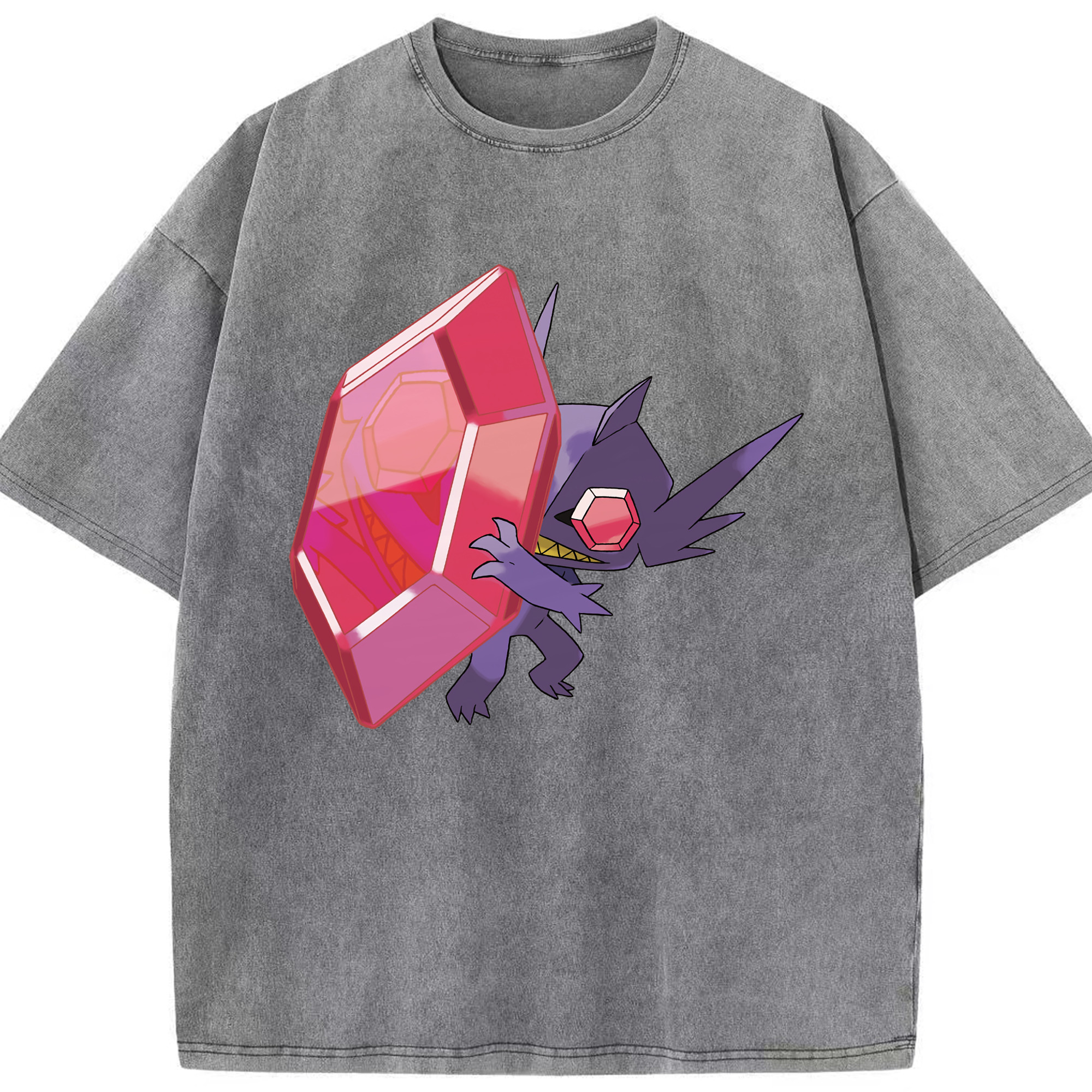 （画像用） ポケットモンスター Pokémon 綿100% ヴィンテージ風 半袖Tシャツ（フロントプリント）
