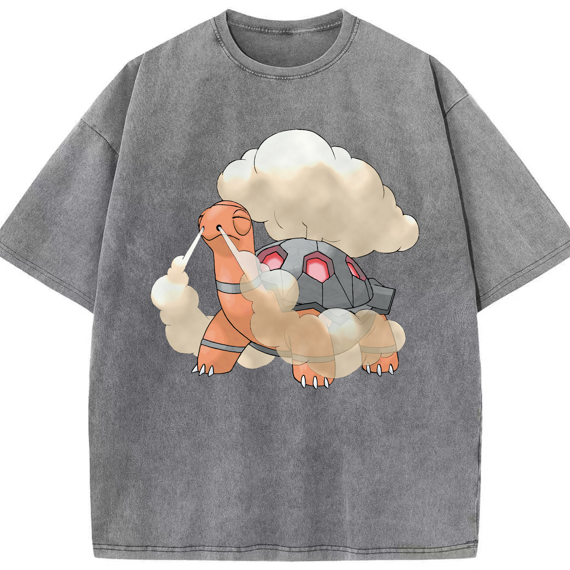 （画像用） ポケットモンスター Pokémon 綿100% ヴィンテージ風 半袖Tシャツ（フロントプリント）