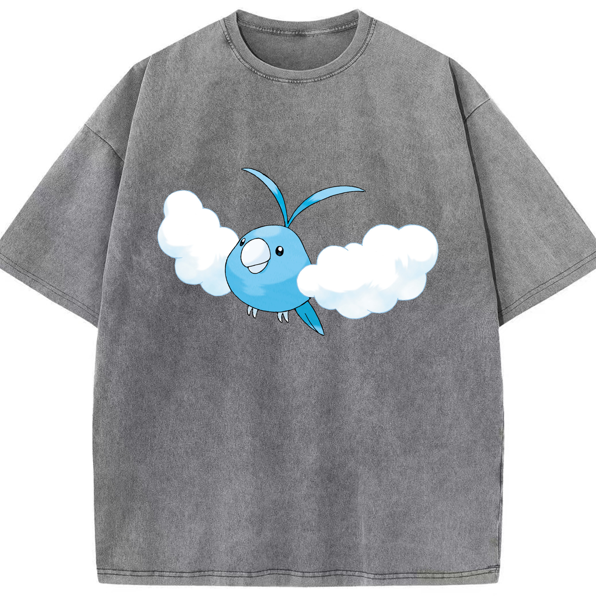 （画像用） ポケットモンスター Pokémon 綿100% ヴィンテージ風 半袖Tシャツ（フロントプリント）