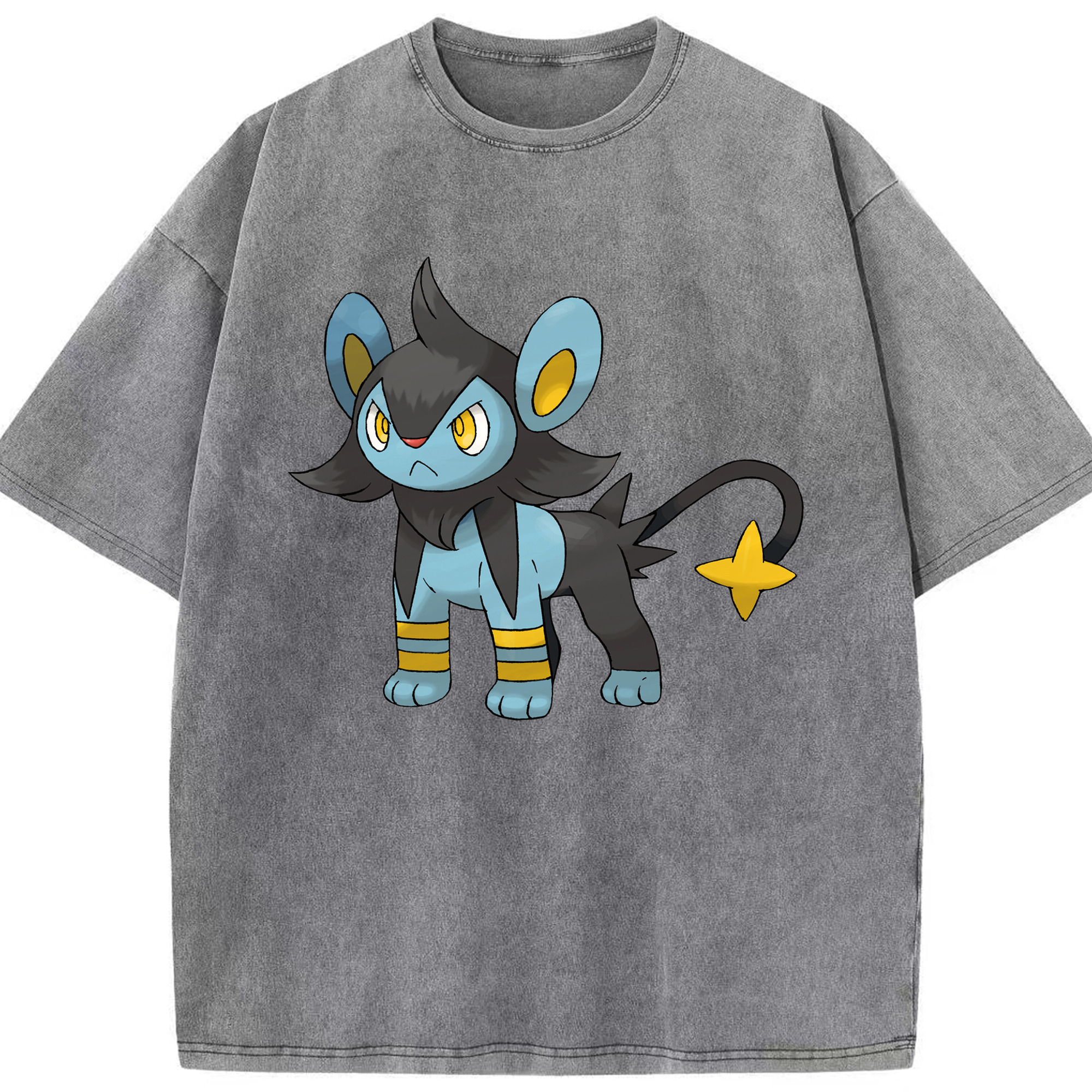 （画像用） ポケットモンスター Pokémon 綿100% ヴィンテージ風 半袖Tシャツ（フロントプリント）