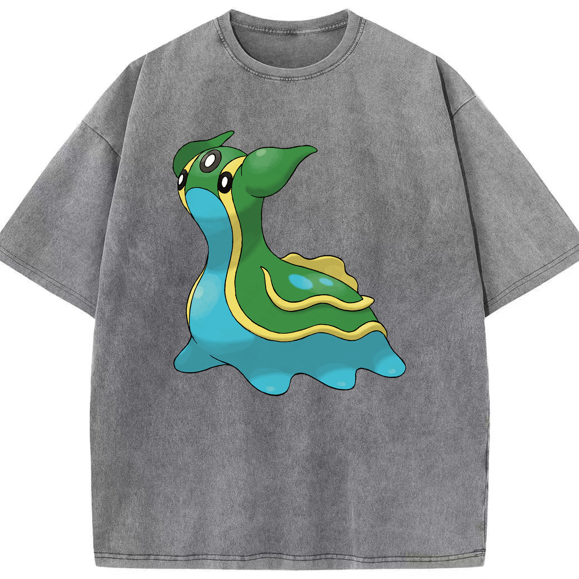 （画像用） ポケットモンスター Pokémon 綿100% ヴィンテージ風 半袖Tシャツ（フロントプリント）