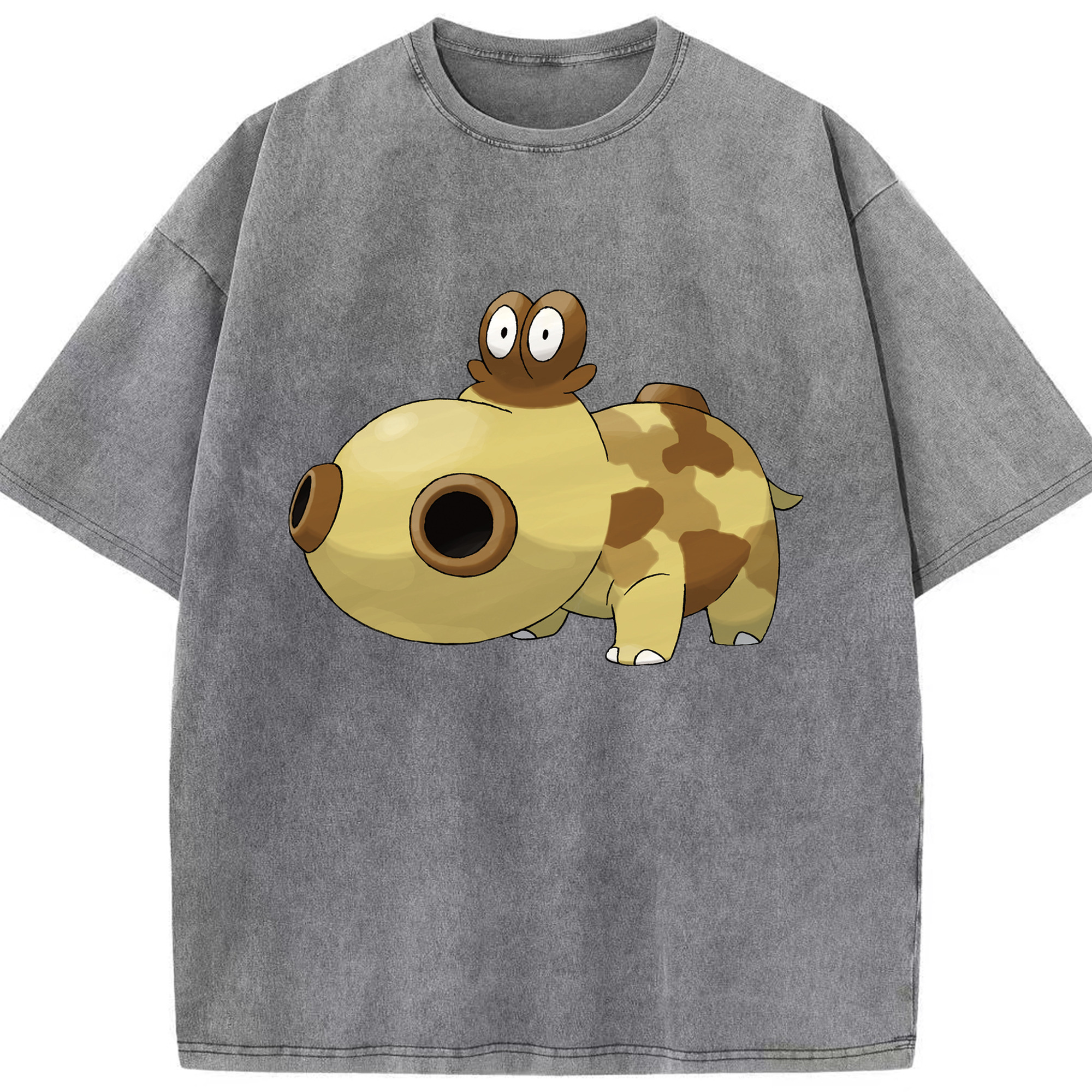 （画像用） ポケットモンスター Pokémon 綿100% ヴィンテージ風 半袖Tシャツ（フロントプリント）