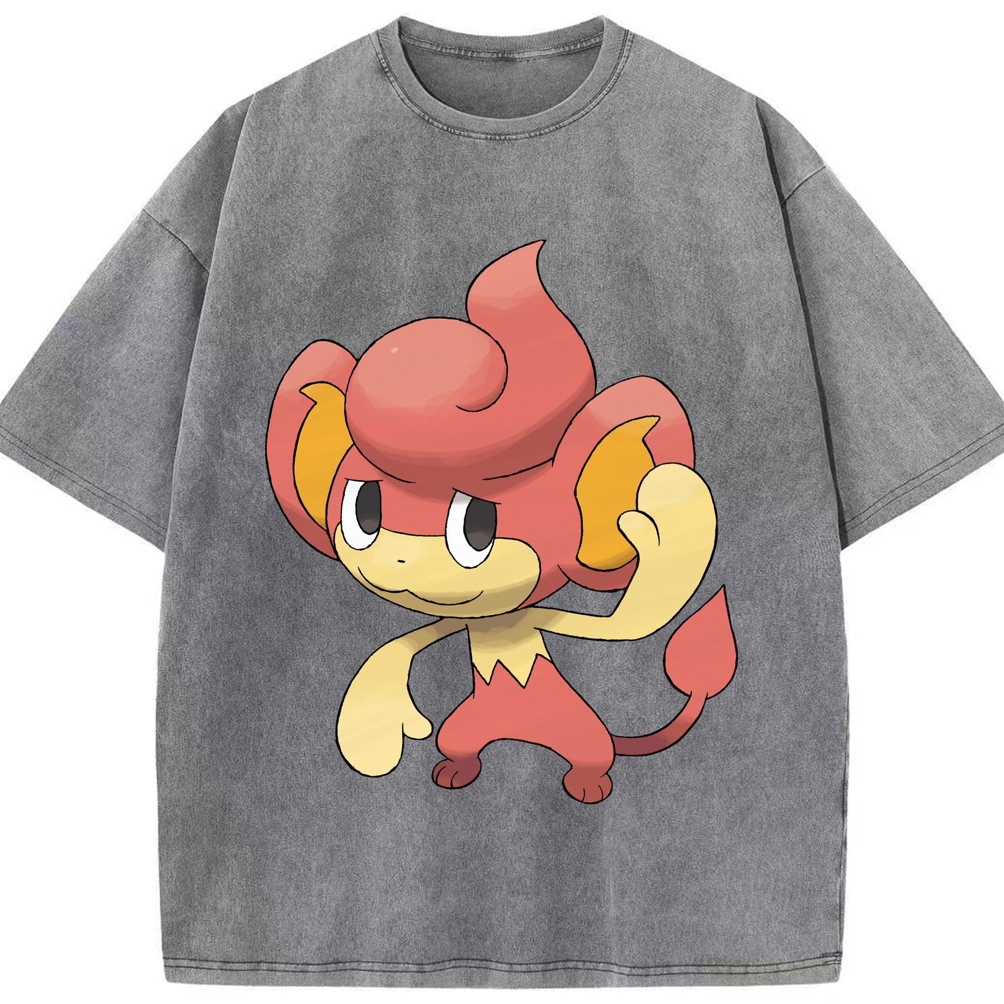 （画像用） ポケットモンスター Pokémon 綿100% ヴィンテージ風 半袖Tシャツ（フロントプリント）