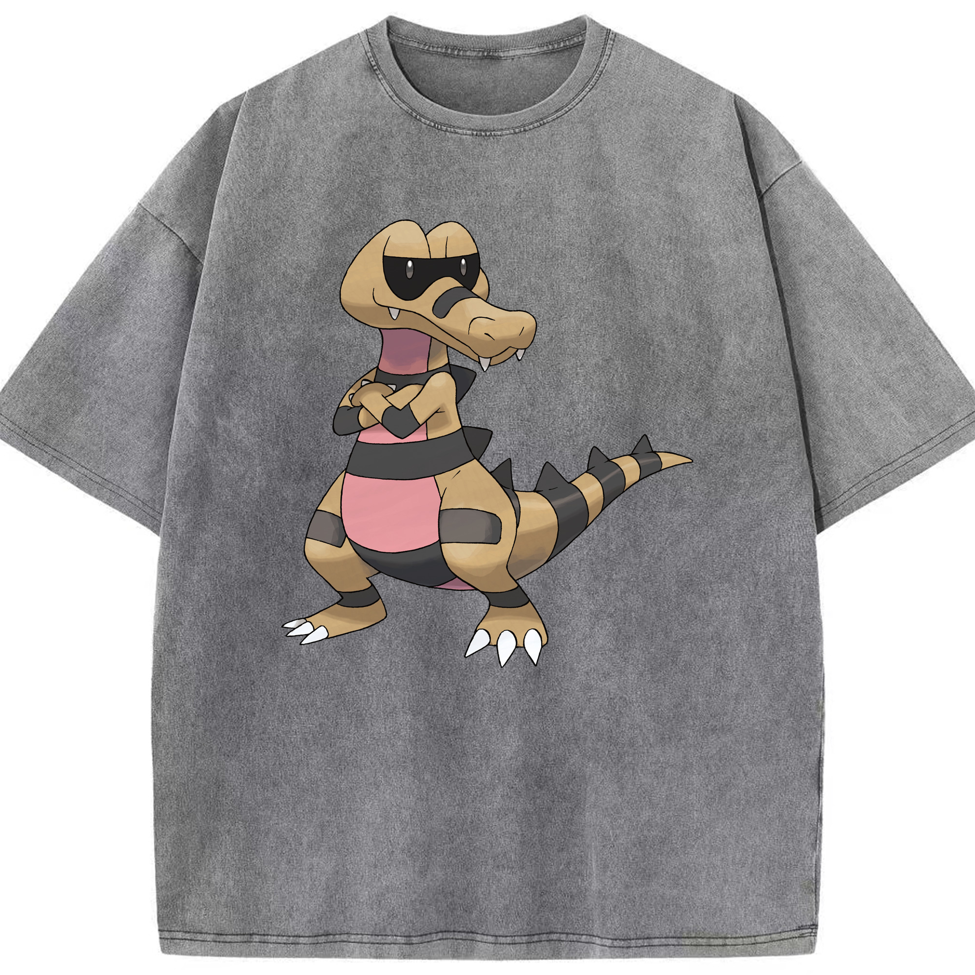 （画像用） ポケットモンスター Pokémon 綿100% ヴィンテージ風 半袖Tシャツ（フロントプリント）