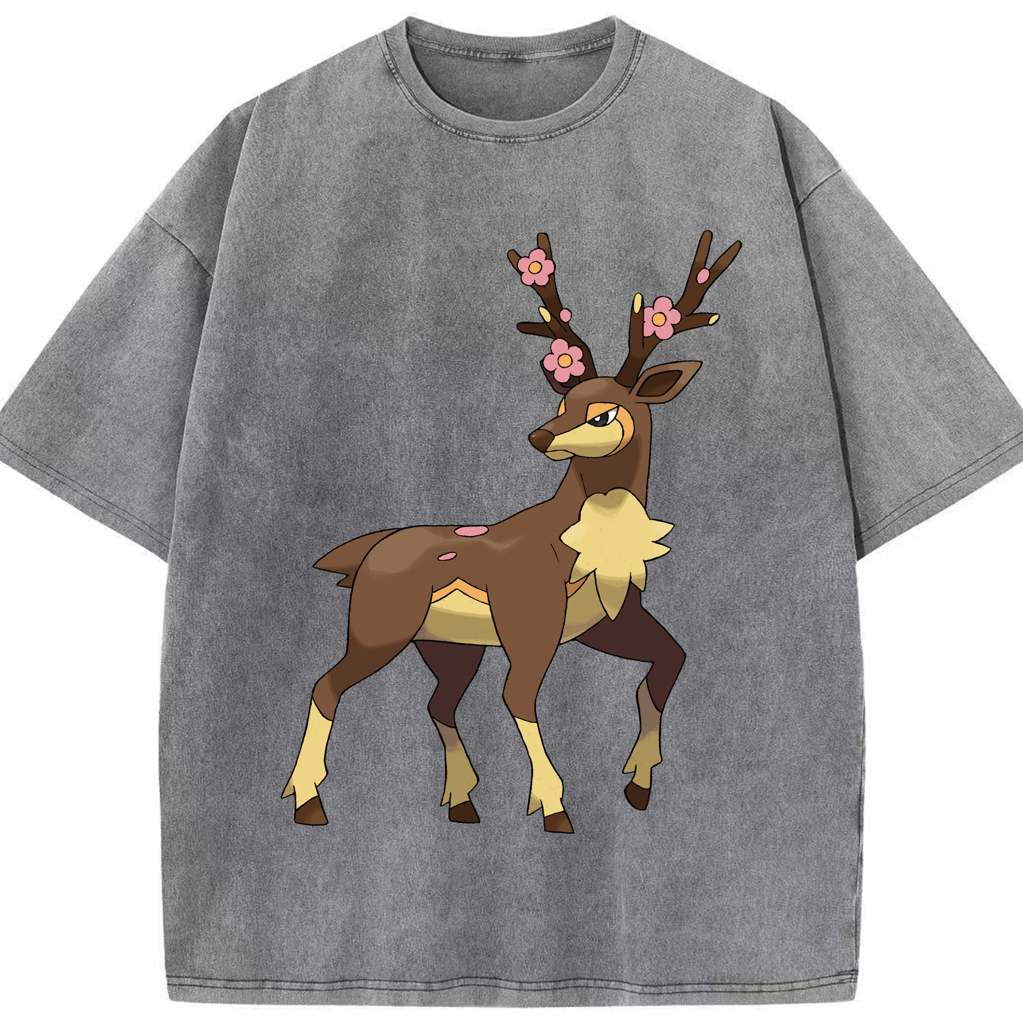 （画像用） ポケットモンスター Pokémon 綿100% ヴィンテージ風 半袖Tシャツ（フロントプリント）