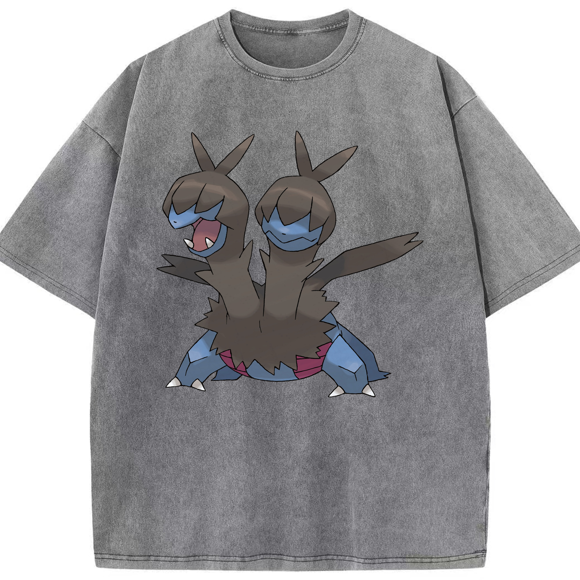 （画像用） ポケットモンスター Pokémon 綿100% ヴィンテージ風 半袖Tシャツ（フロントプリント）