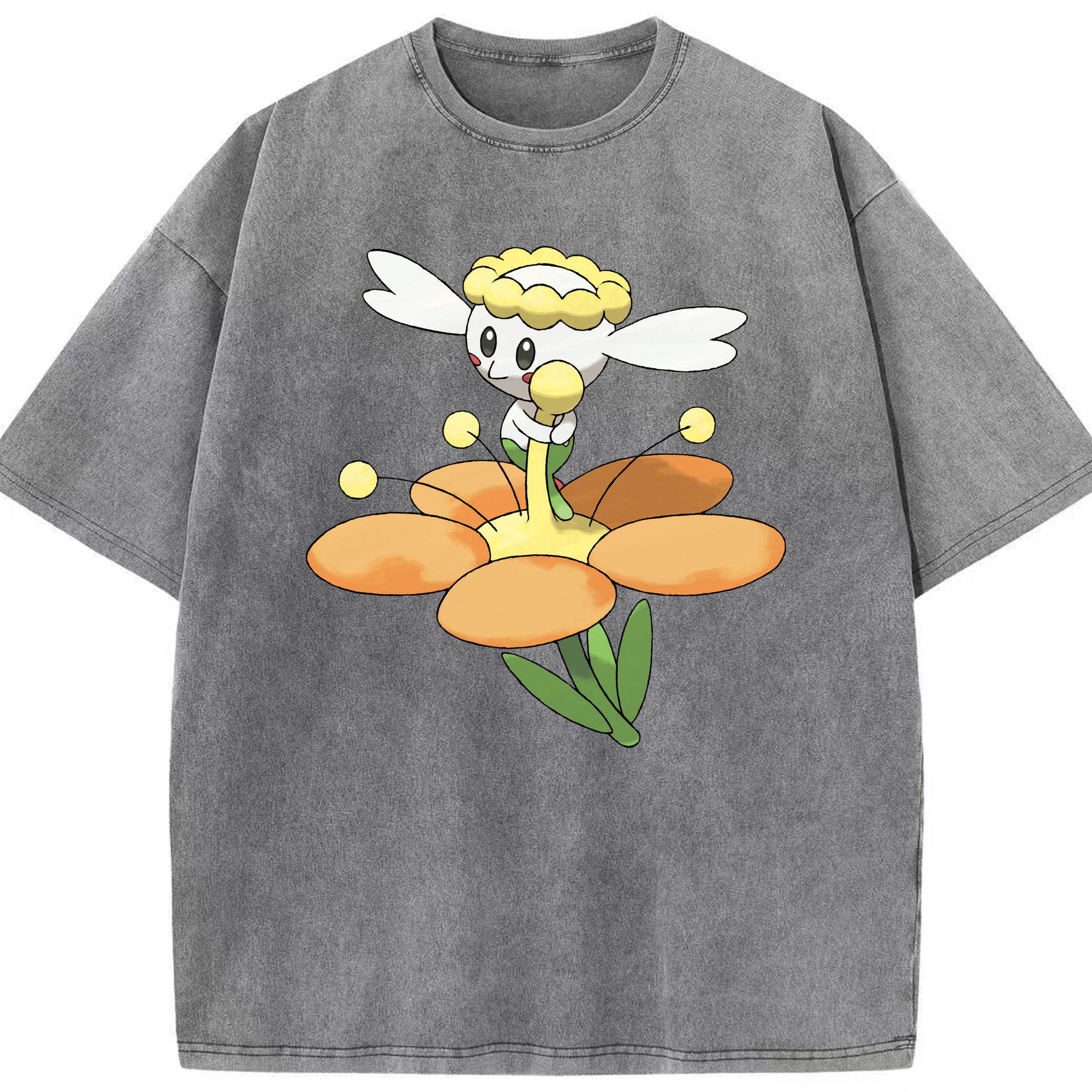 （画像用） ポケットモンスター Pokémon 綿100% ヴィンテージ風 半袖Tシャツ（フロントプリント）