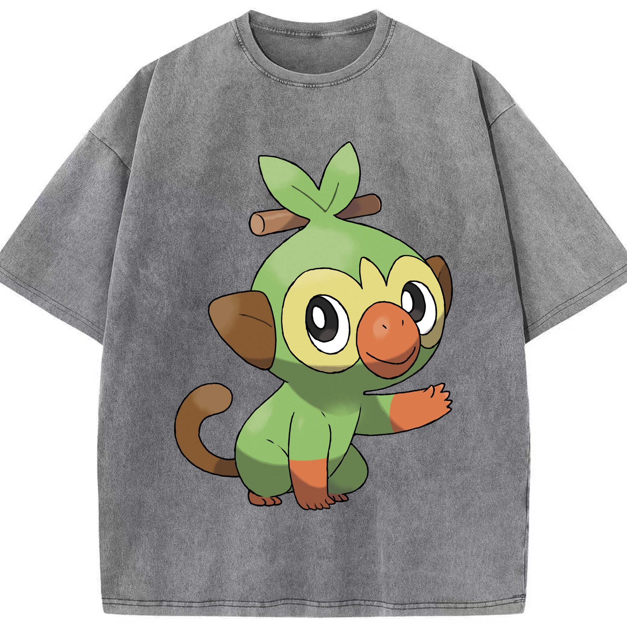 （画像用） ポケットモンスター Pokémon 綿100% ヴィンテージ風 半袖Tシャツ（フロントプリント）