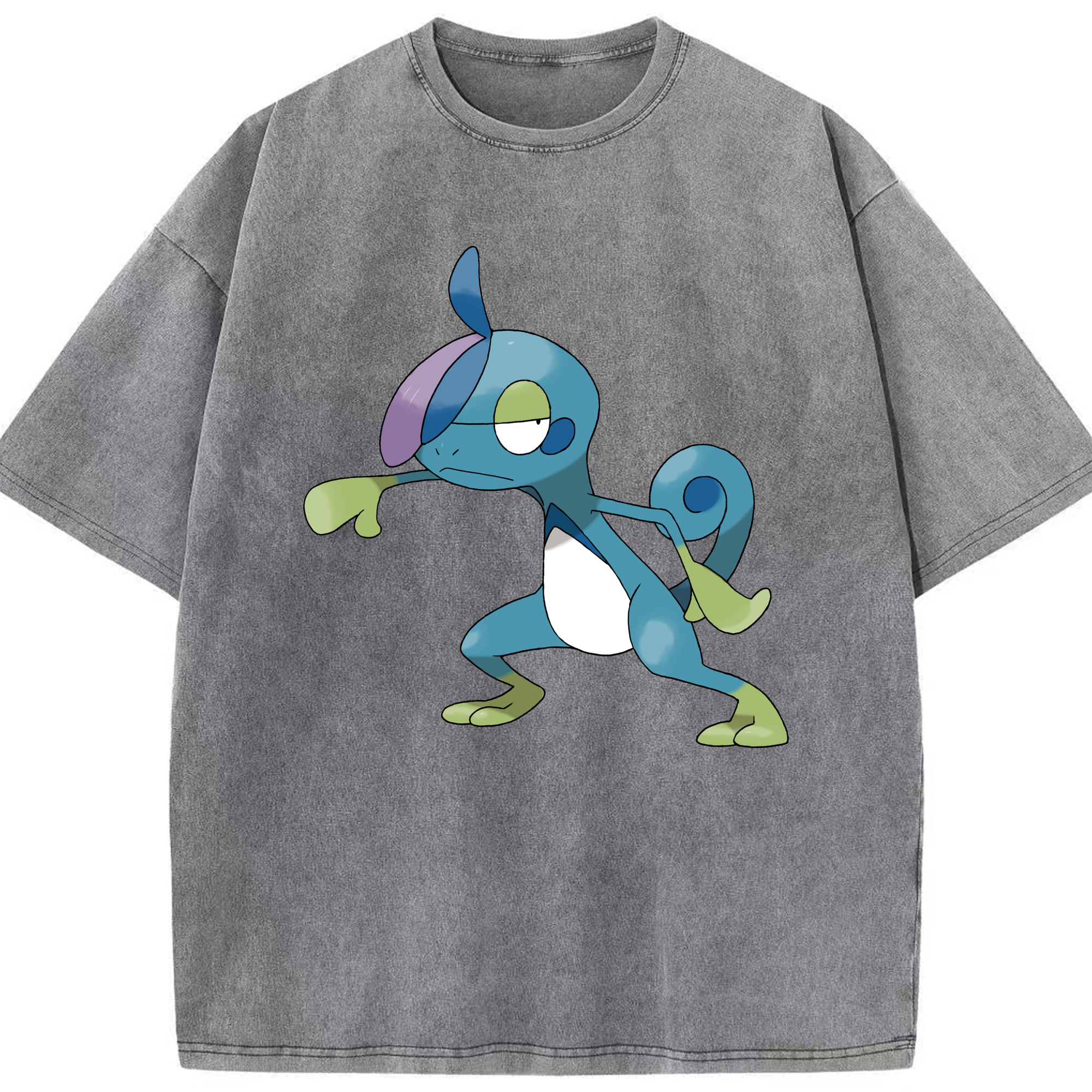 （画像用） ポケットモンスター Pokémon 綿100% ヴィンテージ風 半袖Tシャツ（フロントプリント）